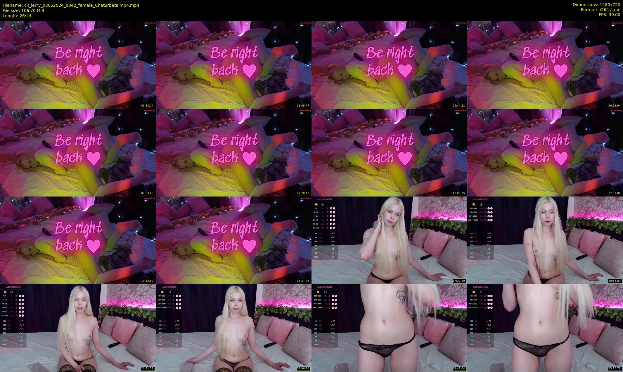 cii_lerry — 27 minute Chaturbate female cam show recording, 720p, May 3, 2024