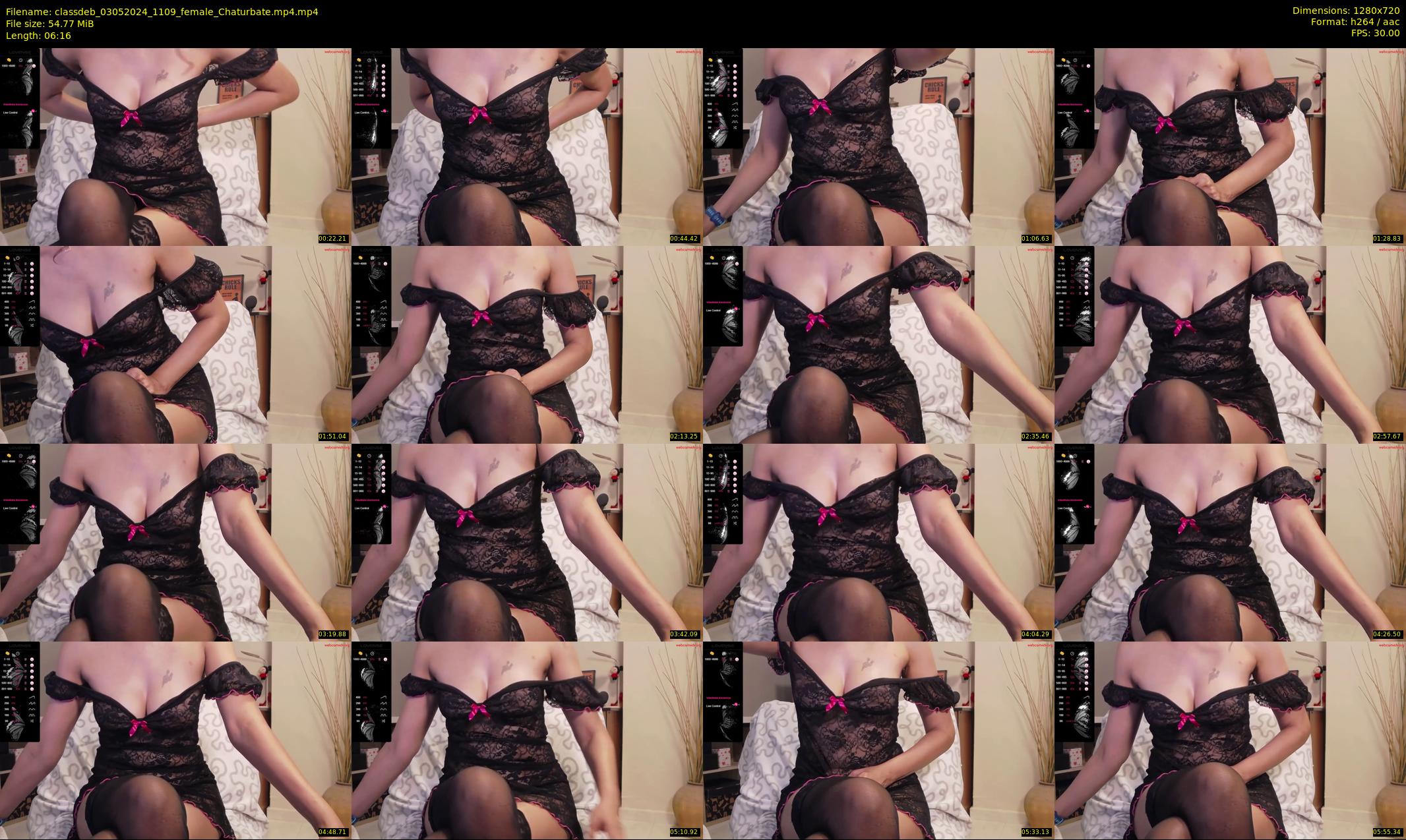 classdeb — 7 minute Chaturbate female cam show recording, 720p, May 3, 2024