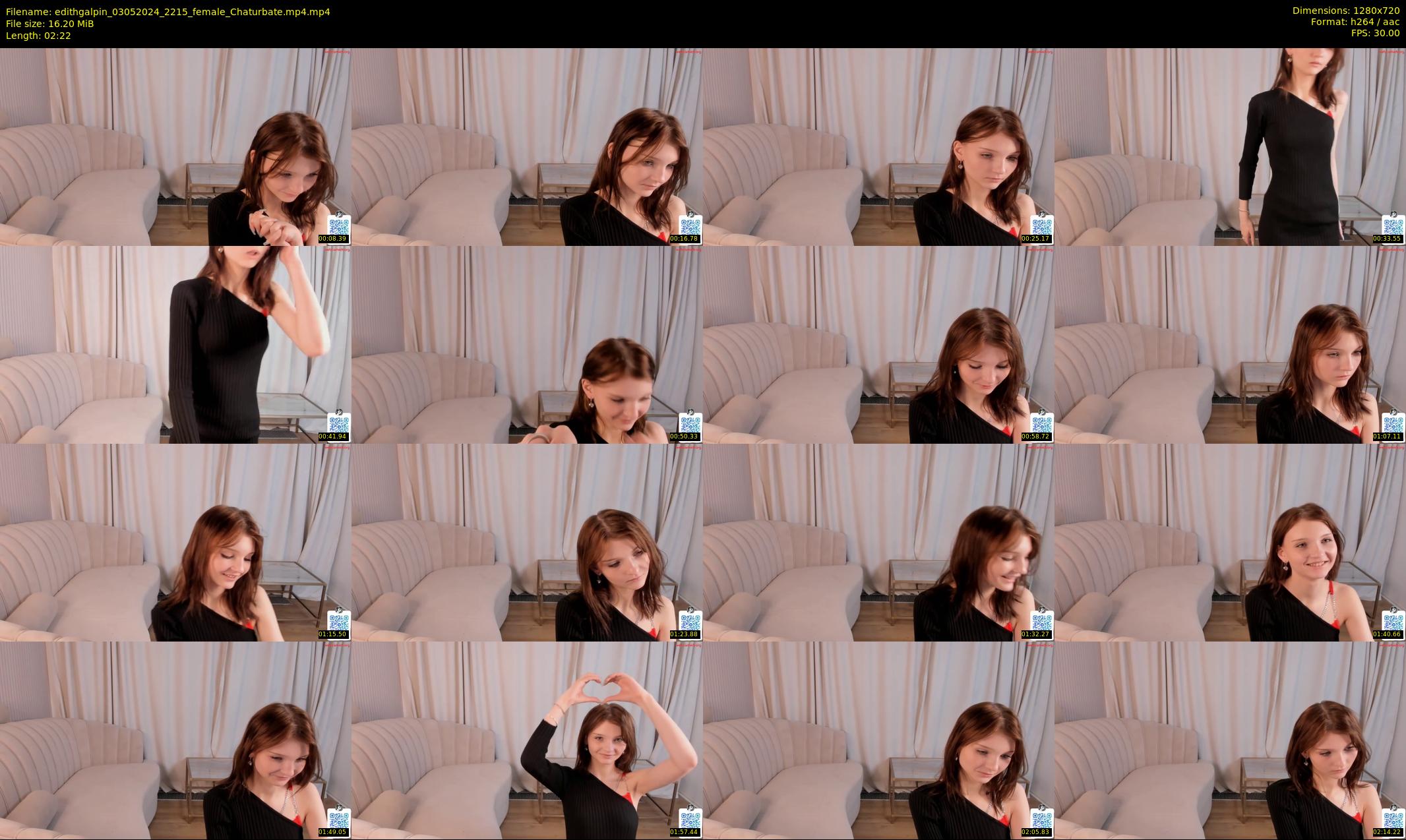 edithgalpin — 3 minute Chaturbate female cam show recording, 720p, May 3, 2024