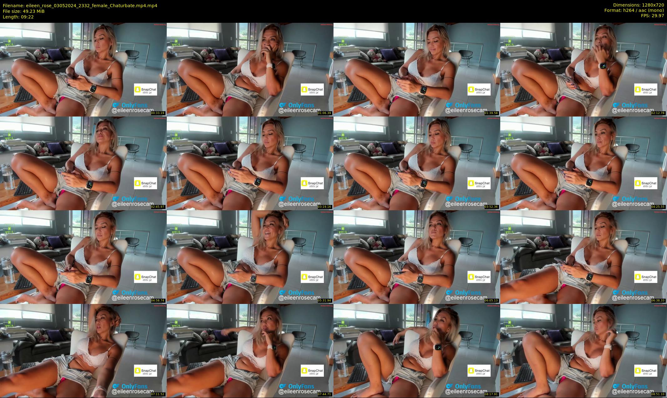 eileen_rose — 10 minute Chaturbate female cam show recording, 720p, May 3, 2024