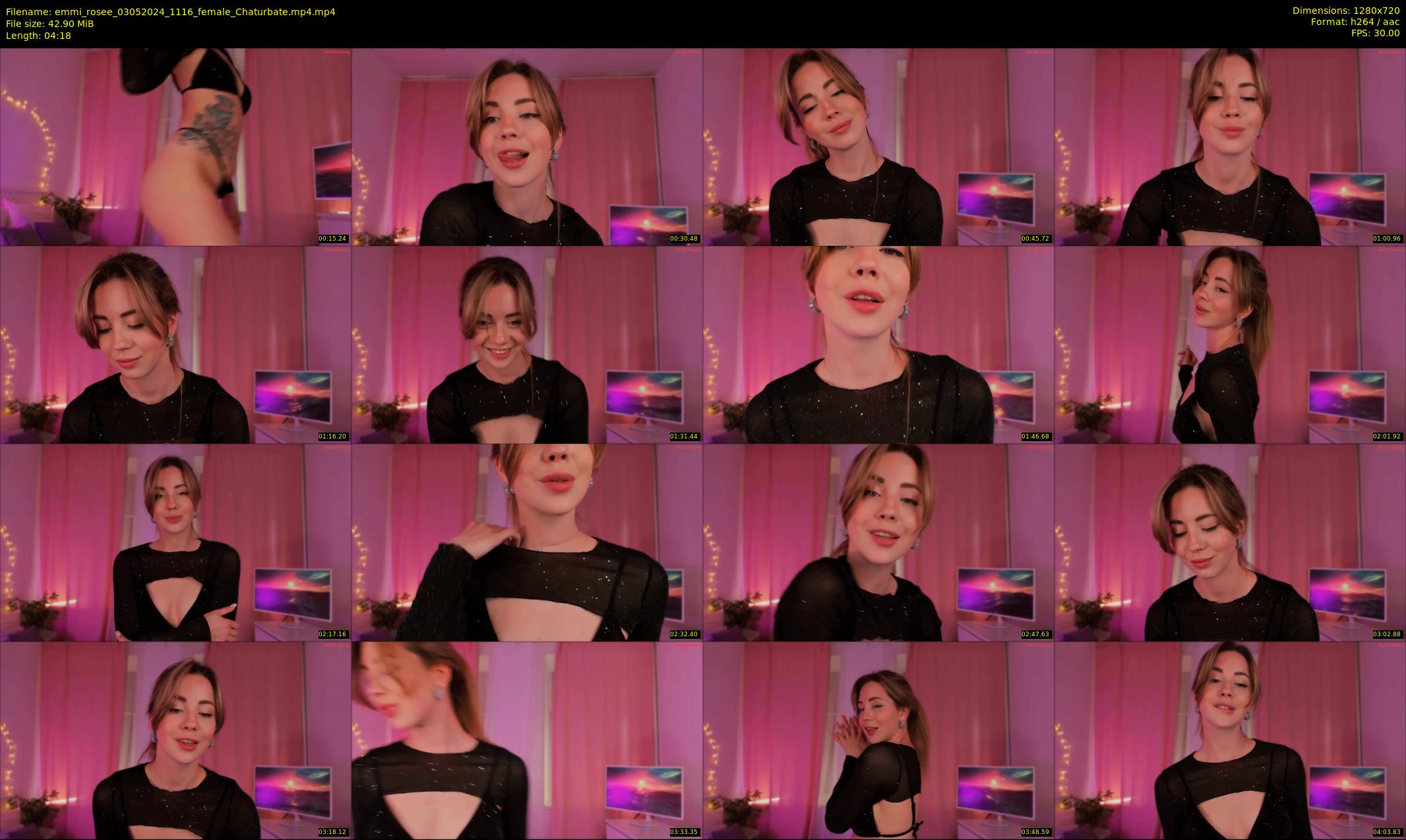 emmi_rosee — 5 minute Chaturbate female cam show recording, 720p, May 3, 2024