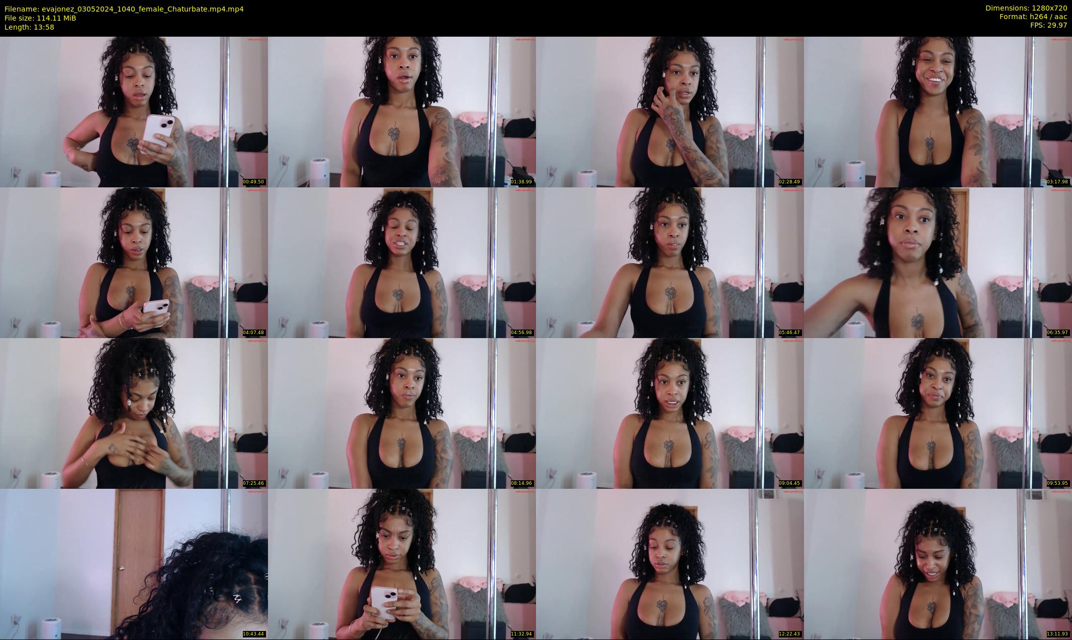 evajonez — 14 minute Chaturbate female cam show recording, 720p, May 3, 2024