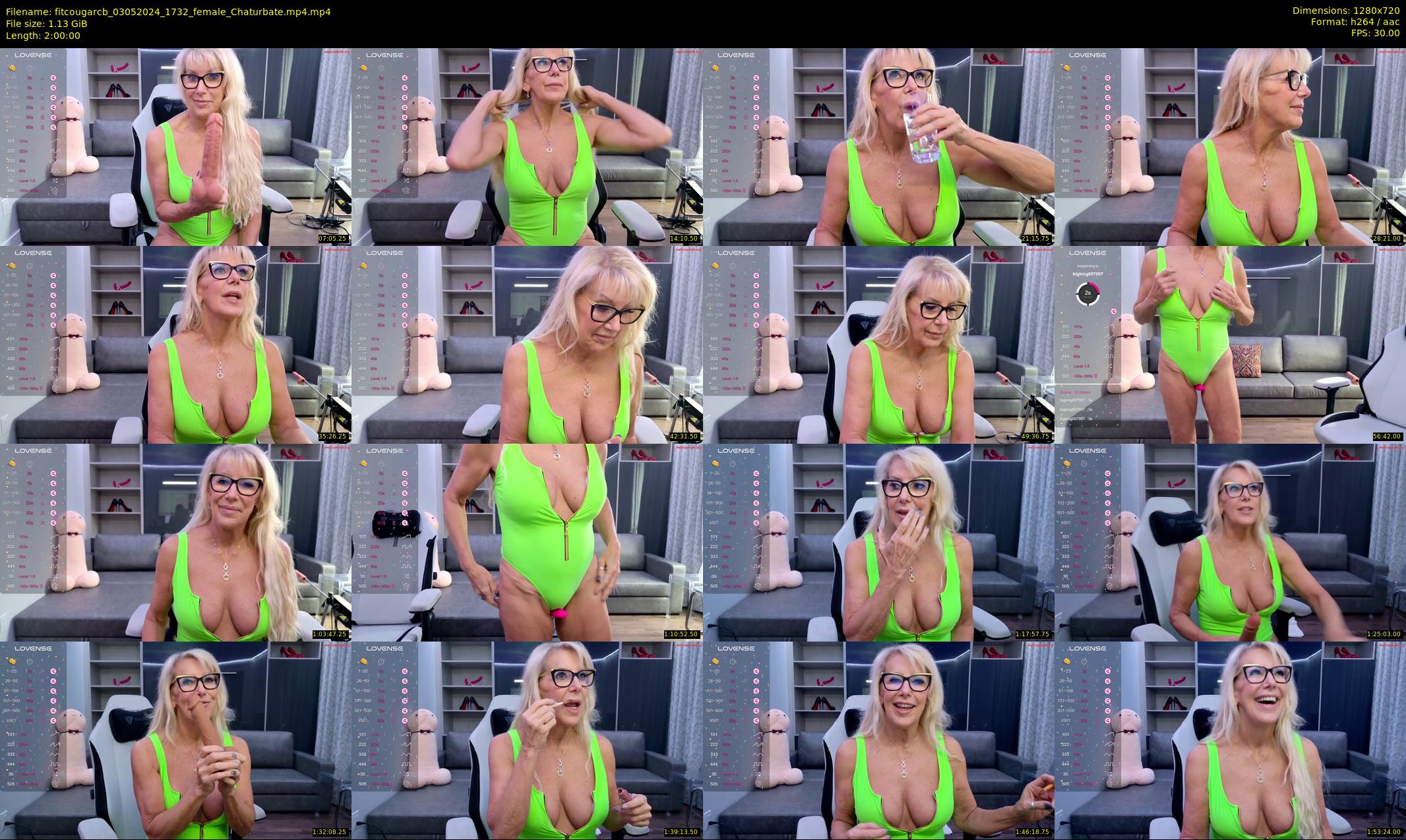fitcougarcb — 120 minute Chaturbate female cam show recording, 720p, May 3, 2024