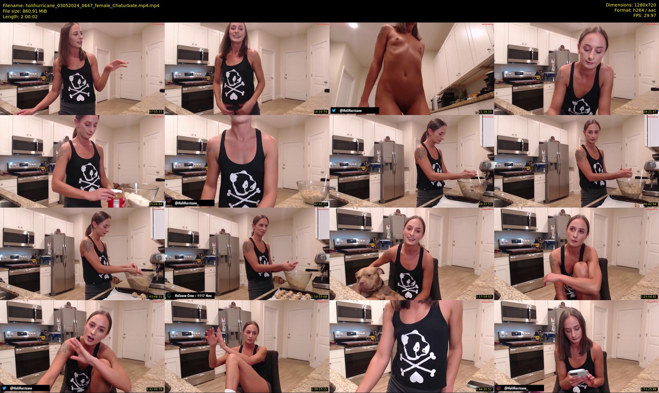 holihurricane — 121 minute Chaturbate female cam show recording, 720p, May 3, 2024