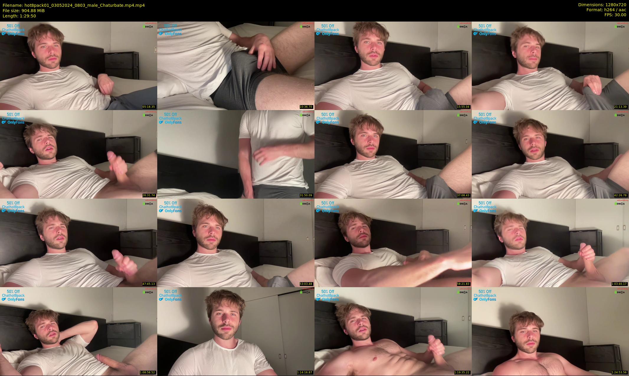 hot8pack01 — 90 minute Chaturbate male cam show recording, 720p, May 3, 2024