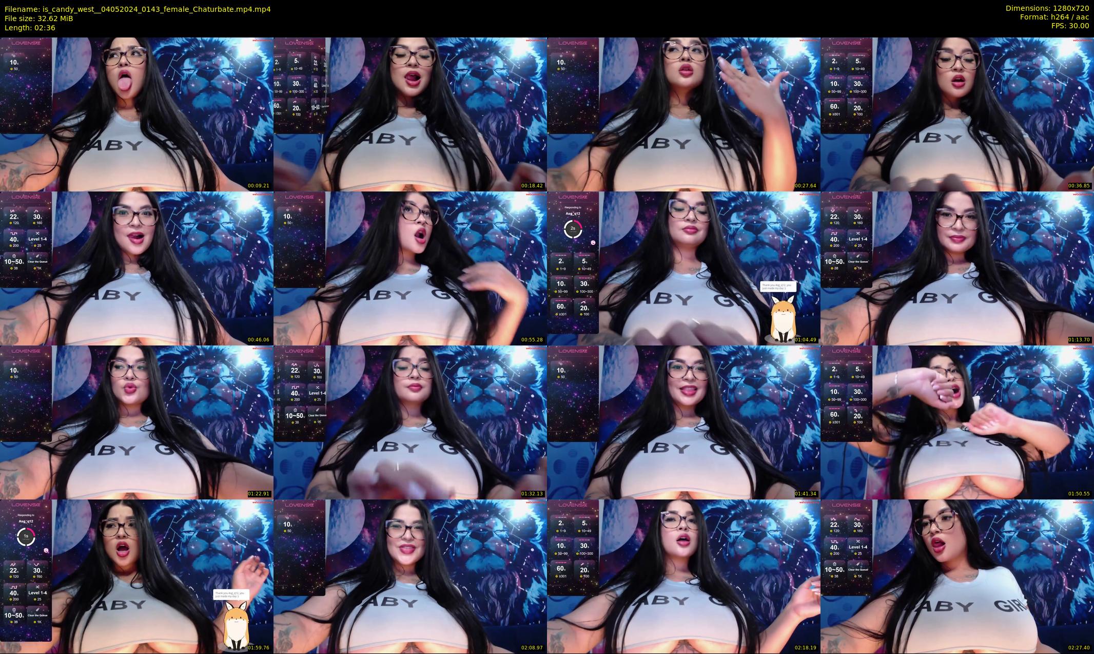 is_candy_west_ — 3 minute Chaturbate female cam show recording, 720p, May 4, 2024