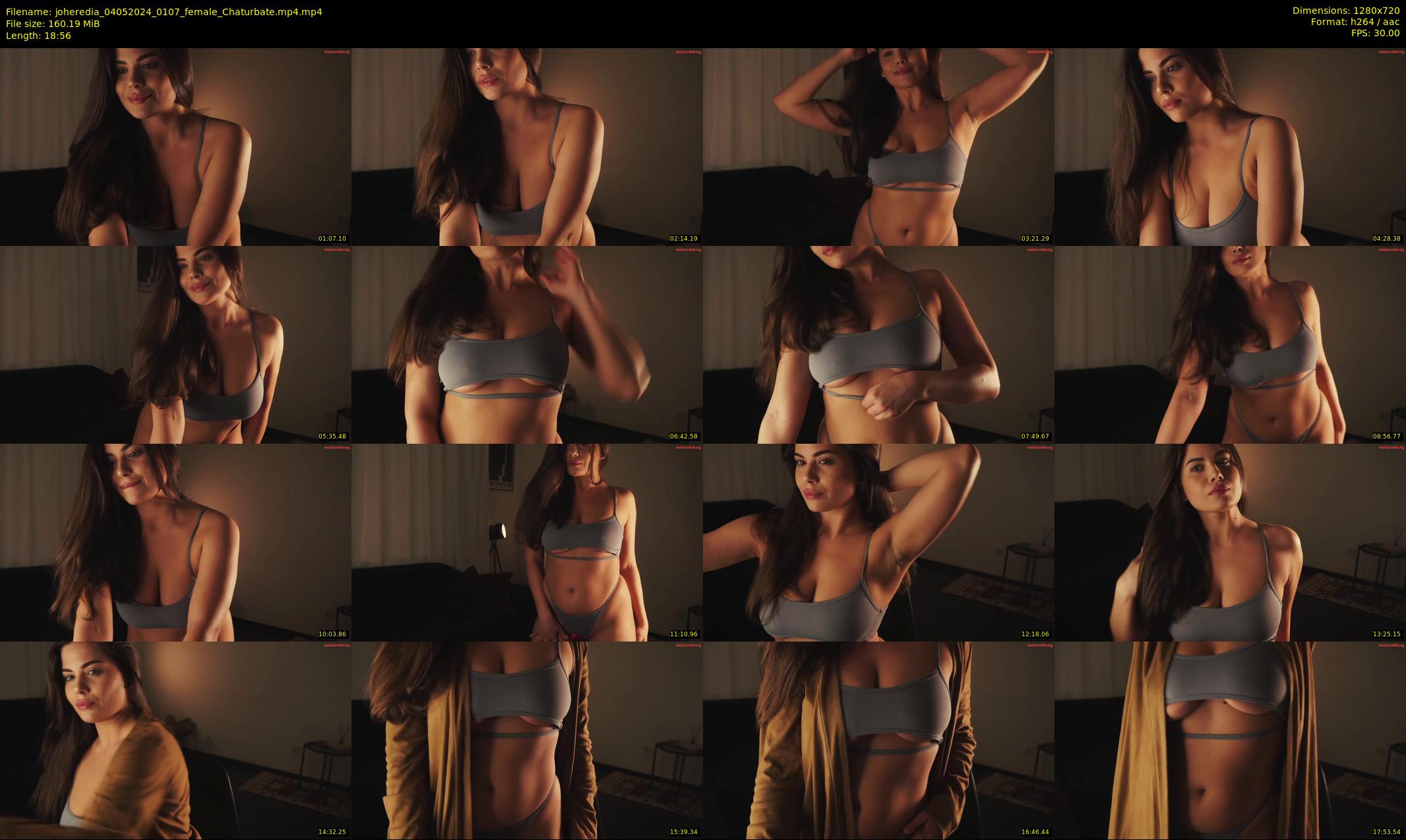 joheredia — 19 minute Chaturbate female cam show recording, 720p, May 4, 2024