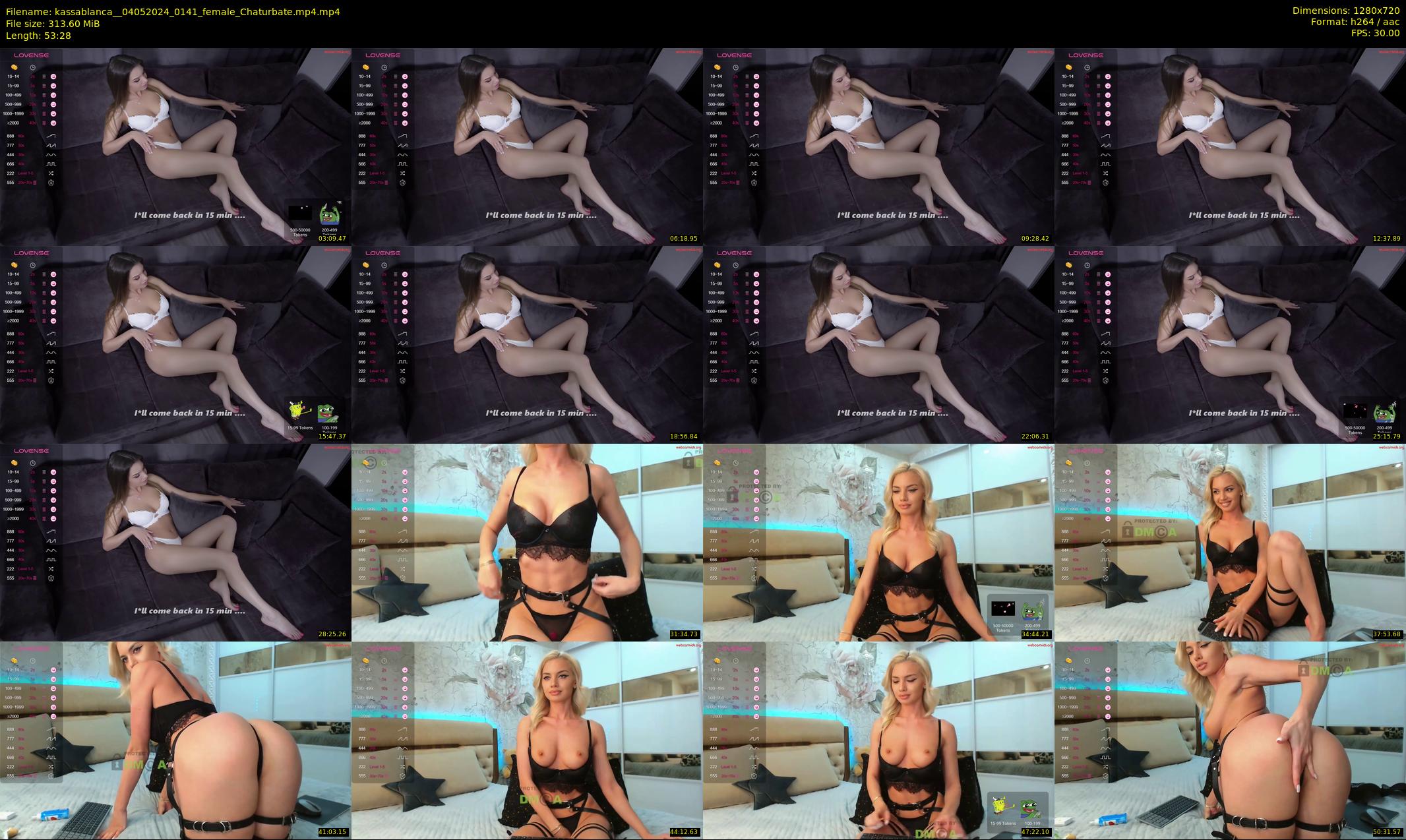 kassablanca_ — 54 minute Chaturbate female cam show recording, 720p, May 4, 2024