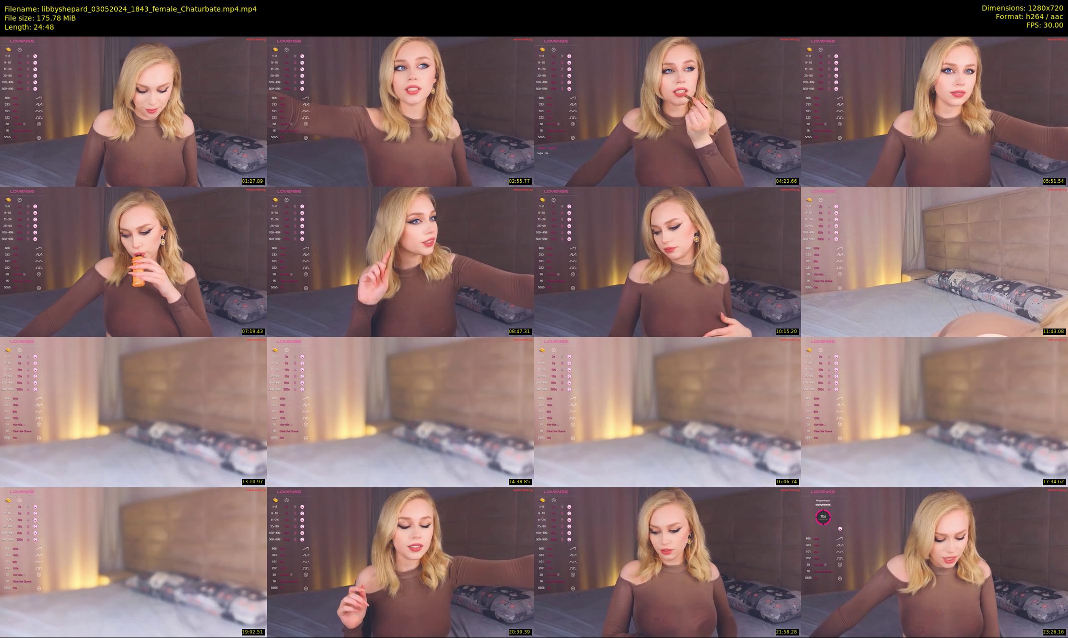 libbyshepard — 25 minute Chaturbate female cam show recording, 720p, May 3, 2024
