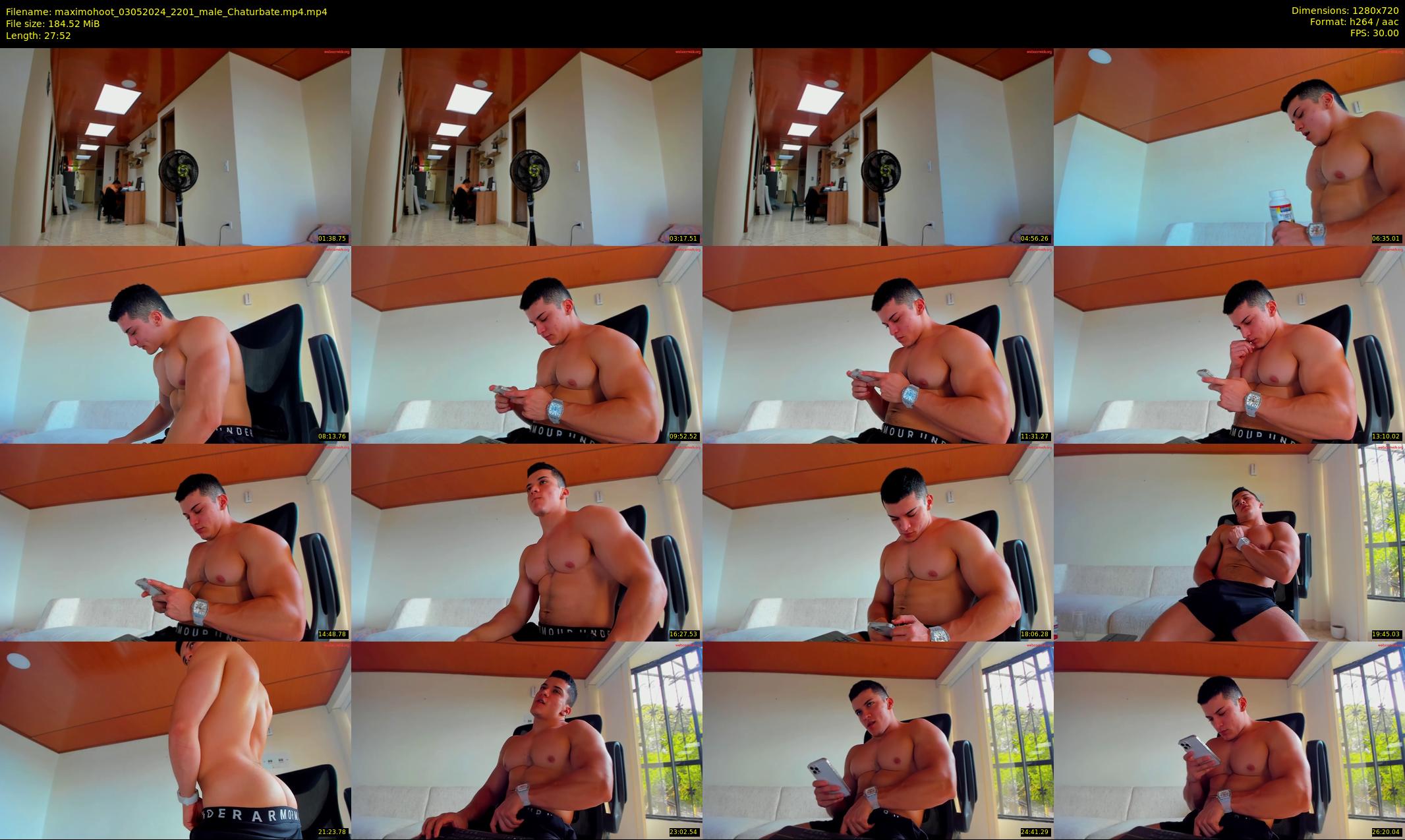 maximohoot — 28 minute Chaturbate male cam show recording, 720p, May 3, 2024