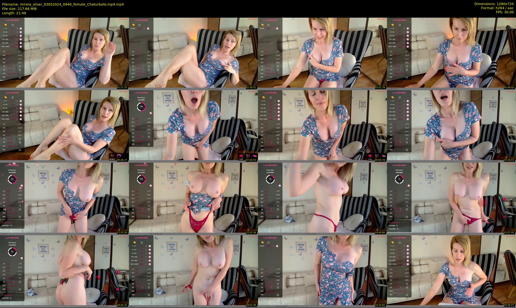 mirela_silver — 22 minute Chaturbate female cam show recording, 720p, May 3, 2024