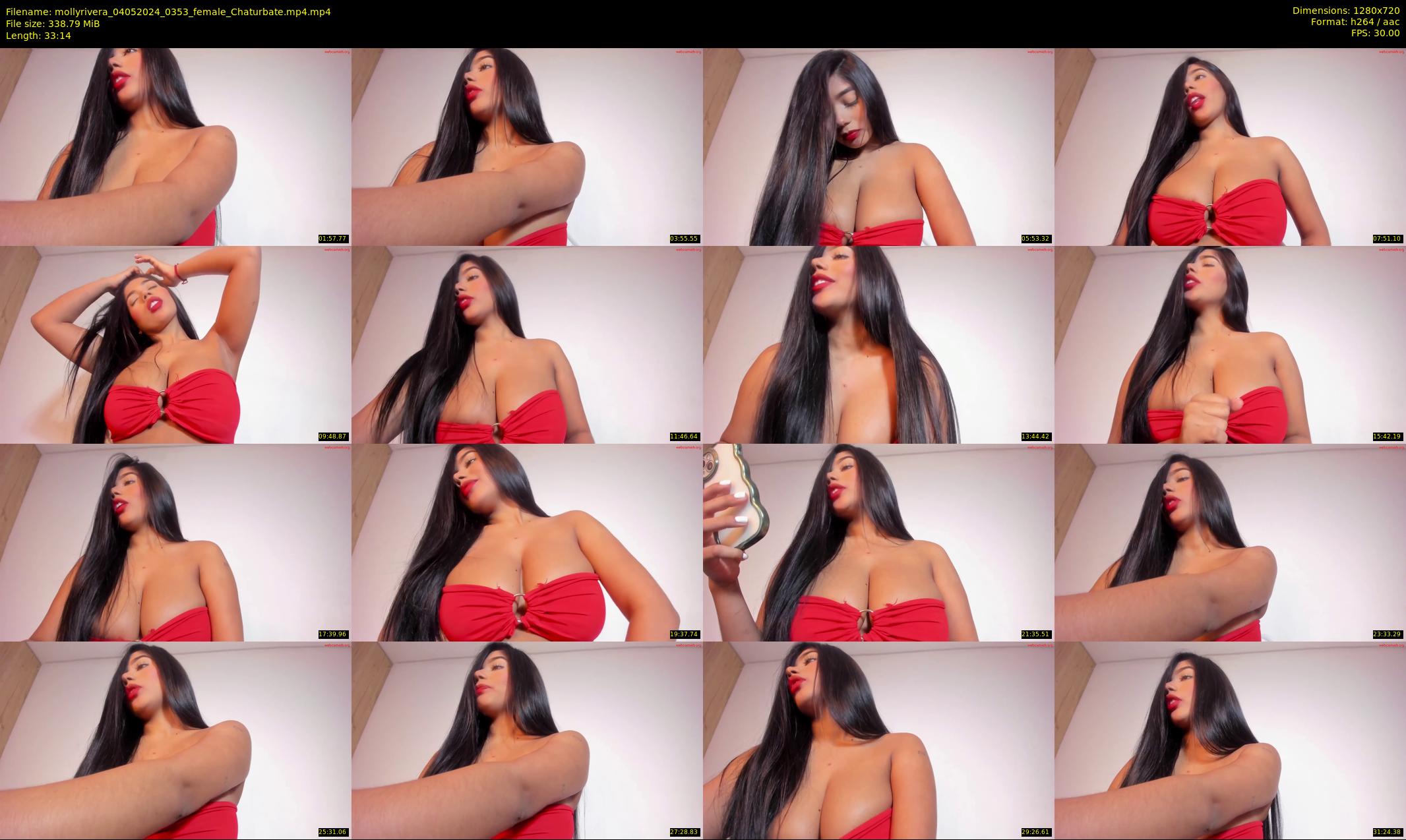 mollyrivera — 34 minute Chaturbate female cam show recording, 720p, May 4, 2024
