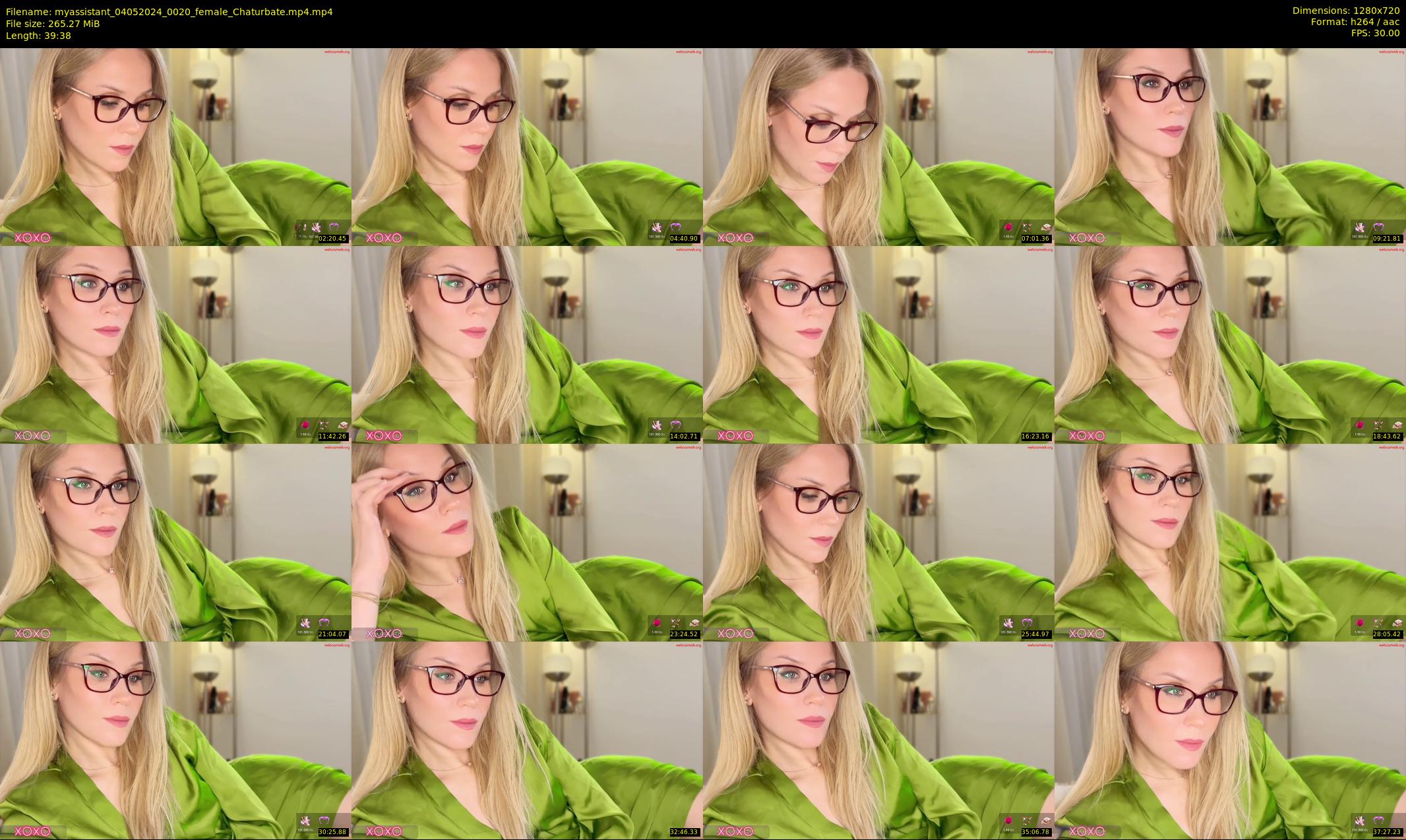 myassistant — 40 minute Chaturbate female cam show recording, 720p, May 4, 2024