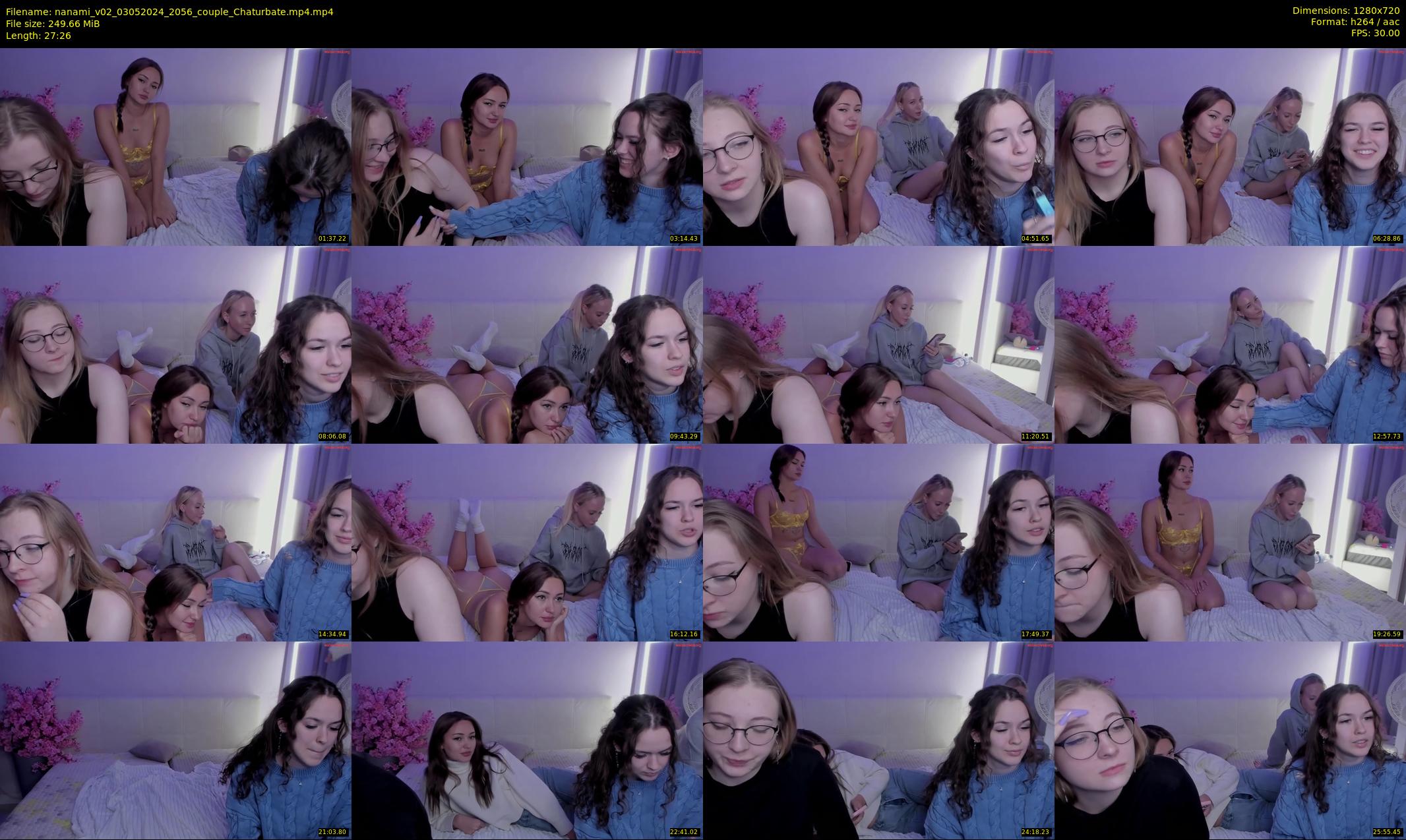 nanami_v02 — 28 minute Chaturbate couple cam show recording, 720p, May 3, 2024
