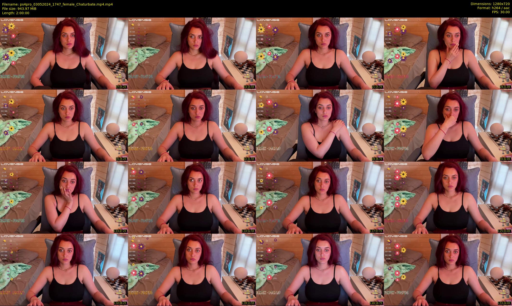 ps4pro — 120 minute Chaturbate female cam show recording, 720p, May 3, 2024
