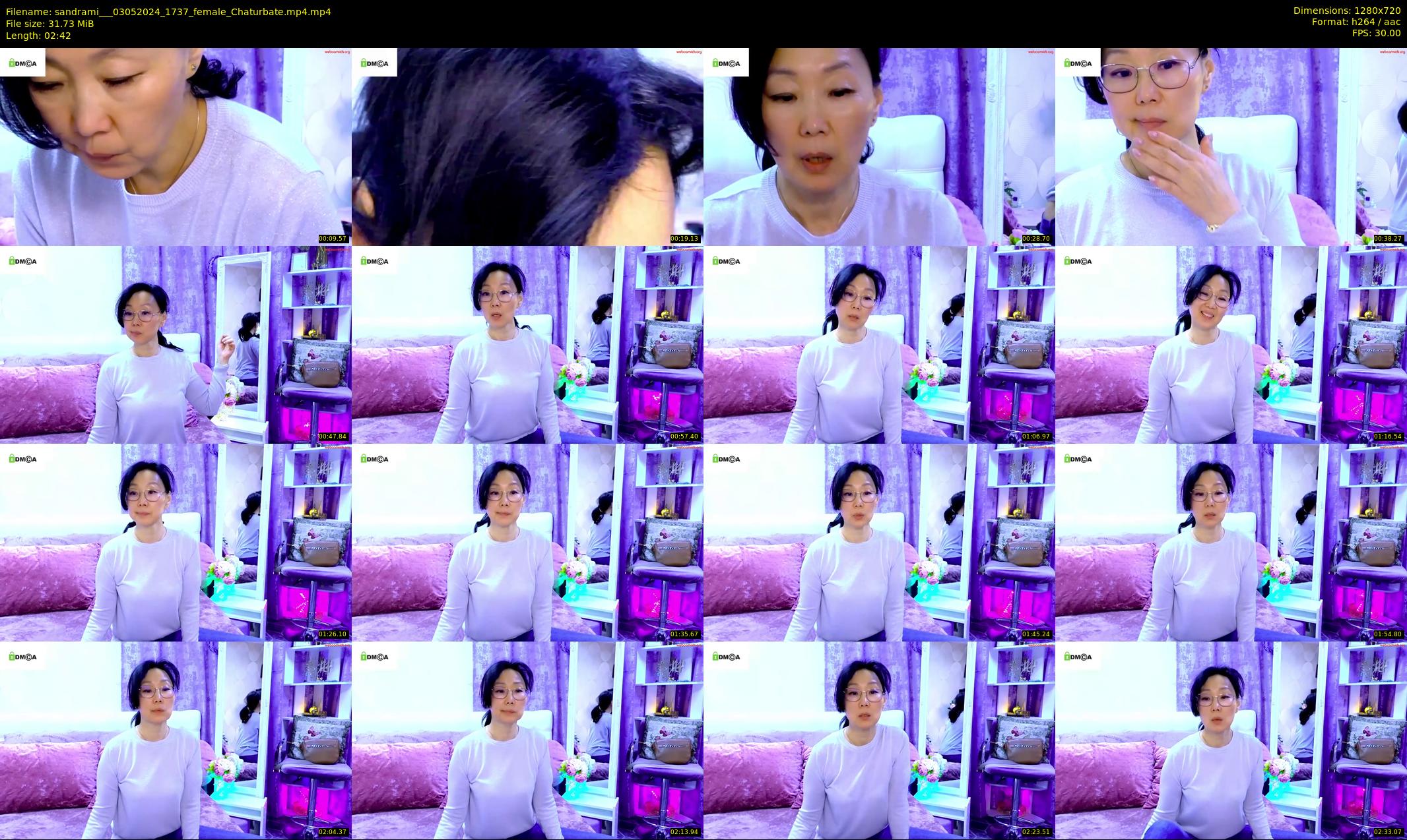 sandrami__ — 3 minute Chaturbate female cam show recording, 720p, May 3, 2024