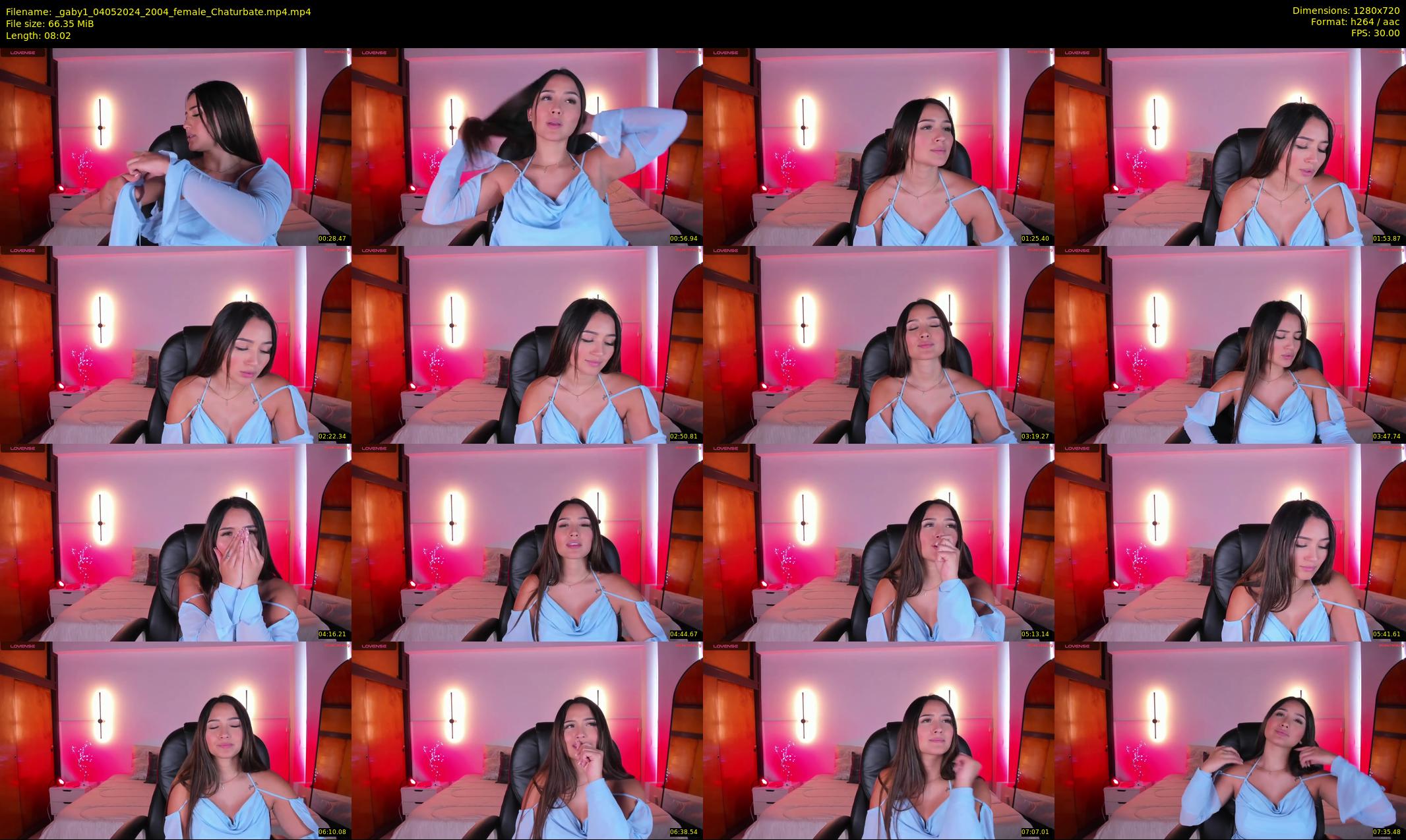 _gaby1 — 9 minute Chaturbate female cam show recording, 720p, May 4, 2024