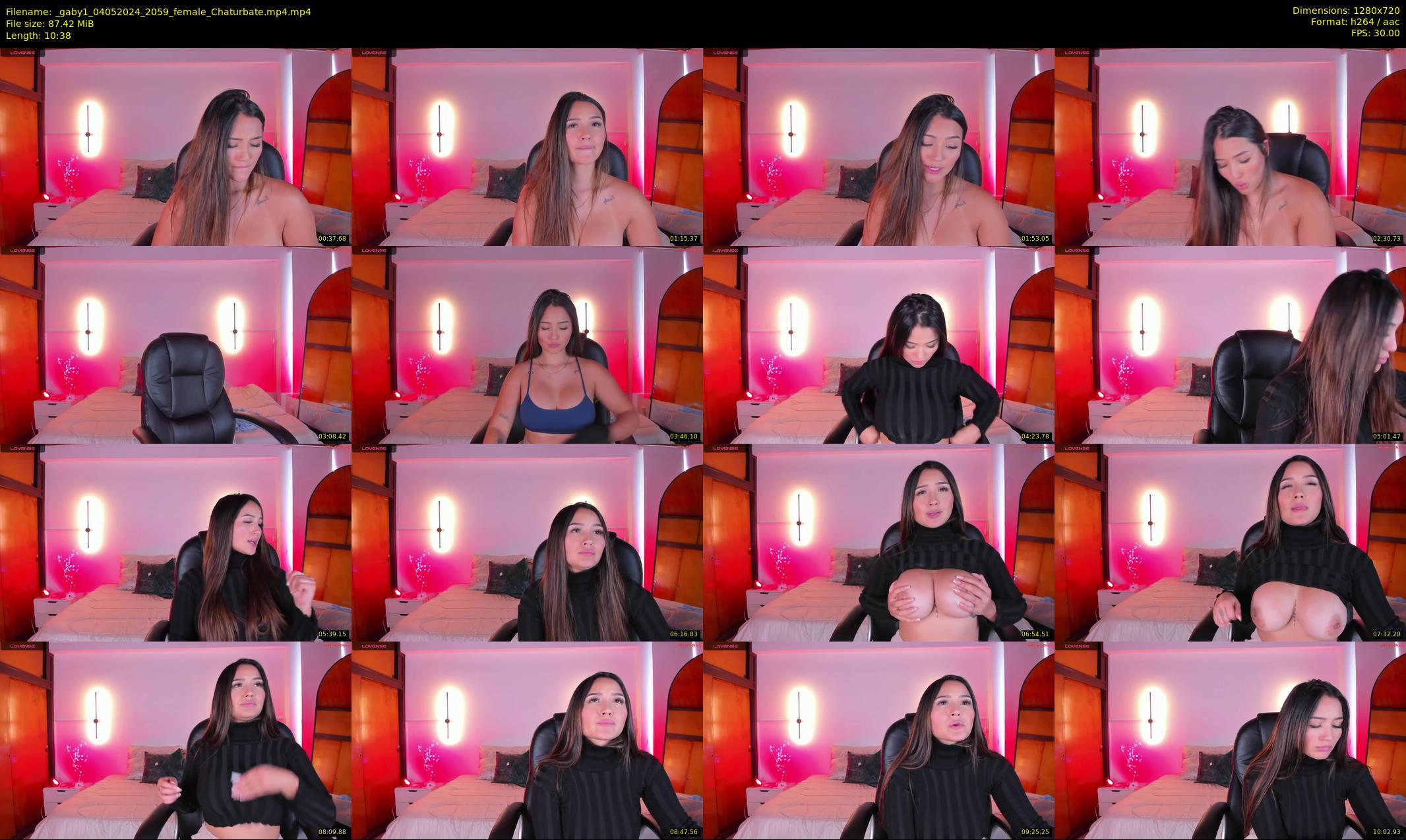 _gaby1 — 11 minute Chaturbate female cam show recording, 720p, May 4, 2024