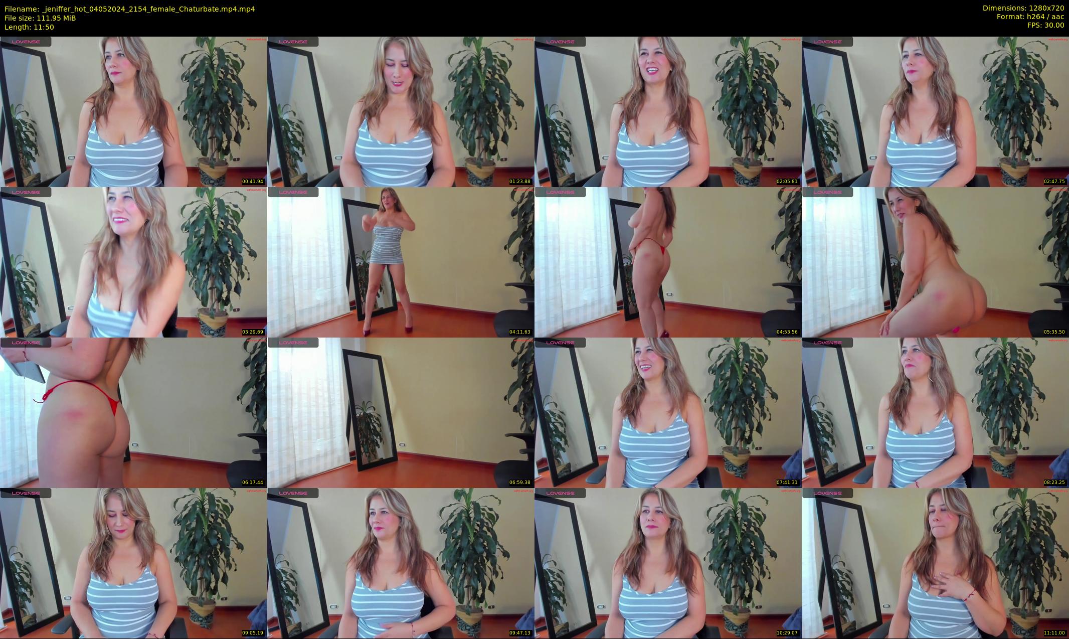 _jeniffer_hot — 12 minute Chaturbate female cam show recording, 720p, May 4, 2024