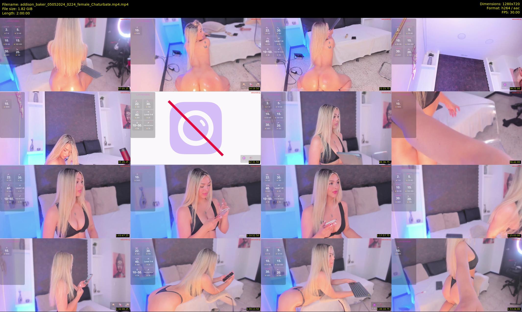 addison_baker — 120 minute Chaturbate female cam show recording, 720p, May 5, 2024