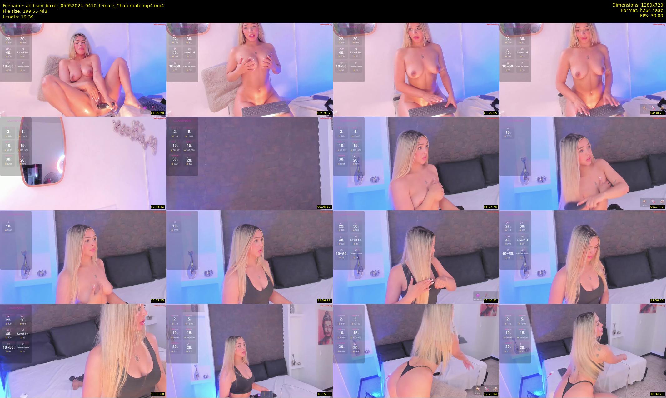 addison_baker — 20 minute Chaturbate female cam show recording, 720p, May 5, 2024