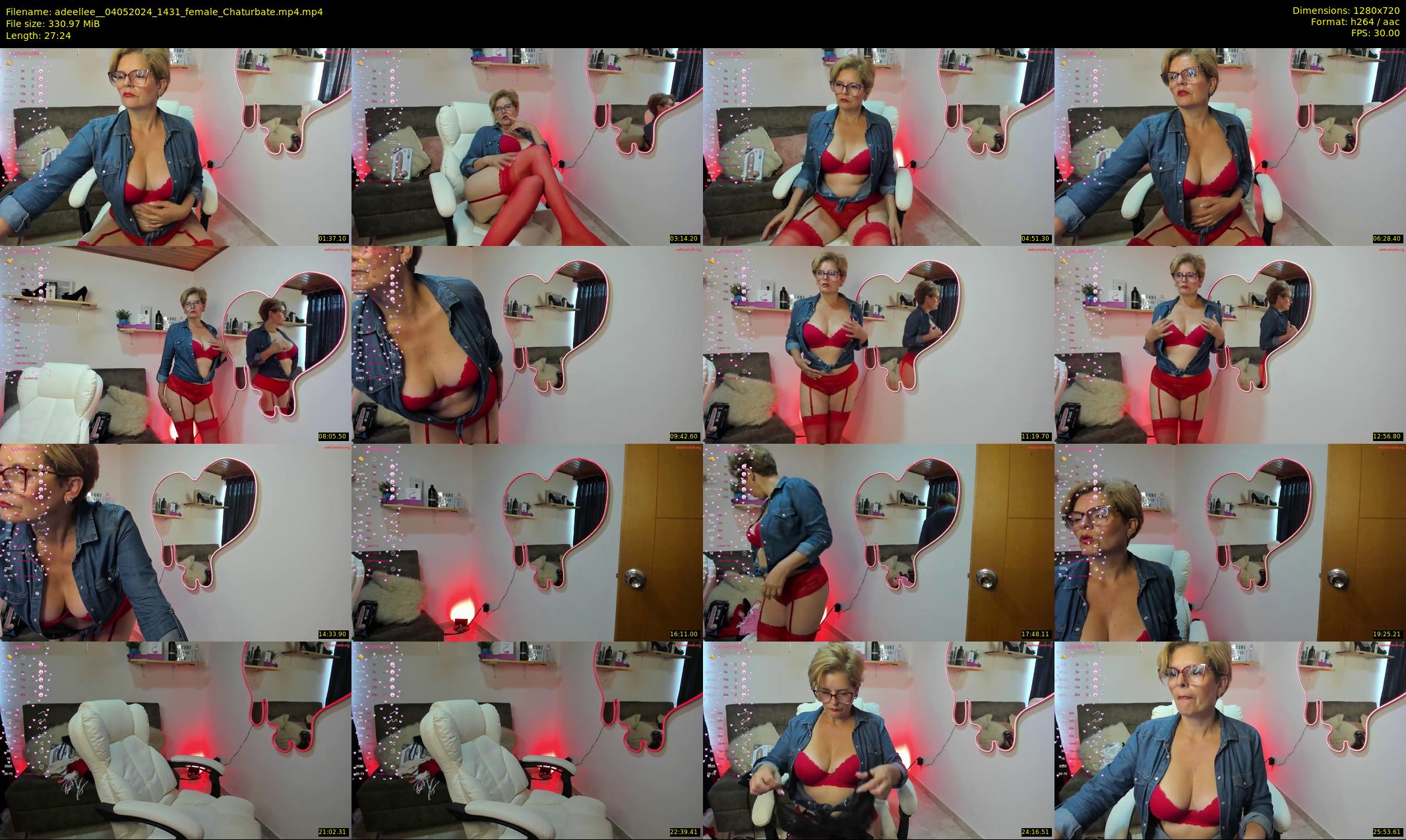 adeellee_ — 28 minute Chaturbate female cam show recording, 720p, May 4, 2024
