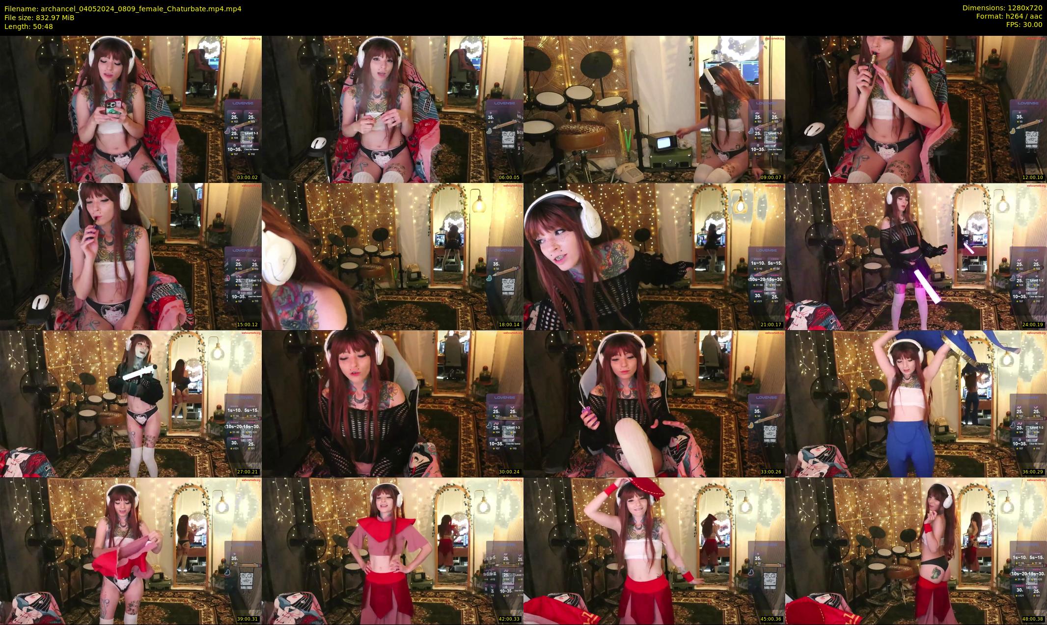 archancel — 51 minute Chaturbate female cam show recording, 720p, May 4, 2024