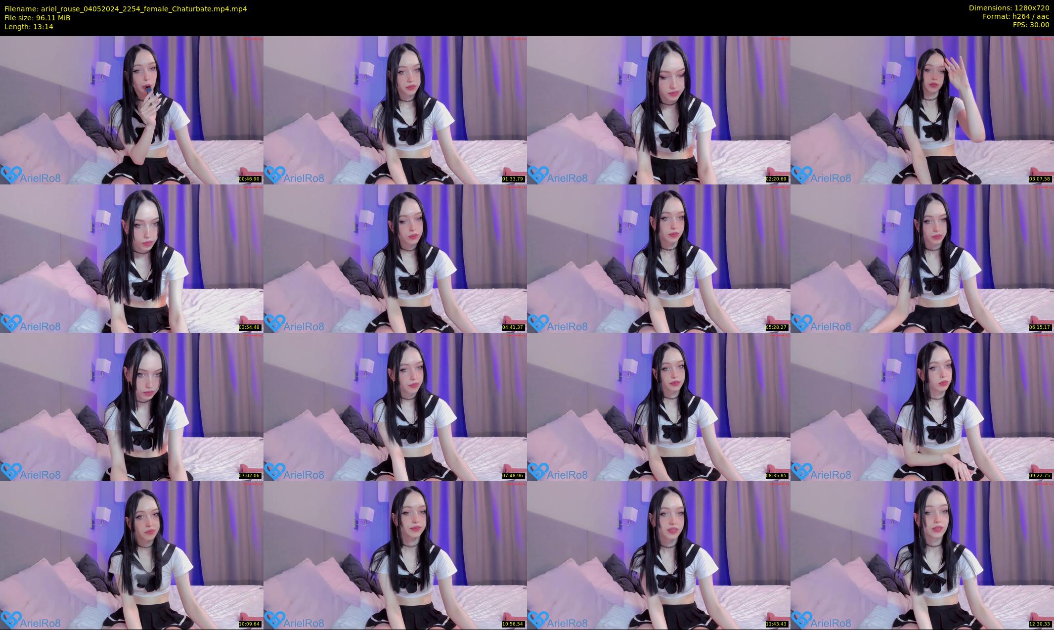 ariel_rouse — 14 minute Chaturbate female cam show recording, 720p, May 4, 2024