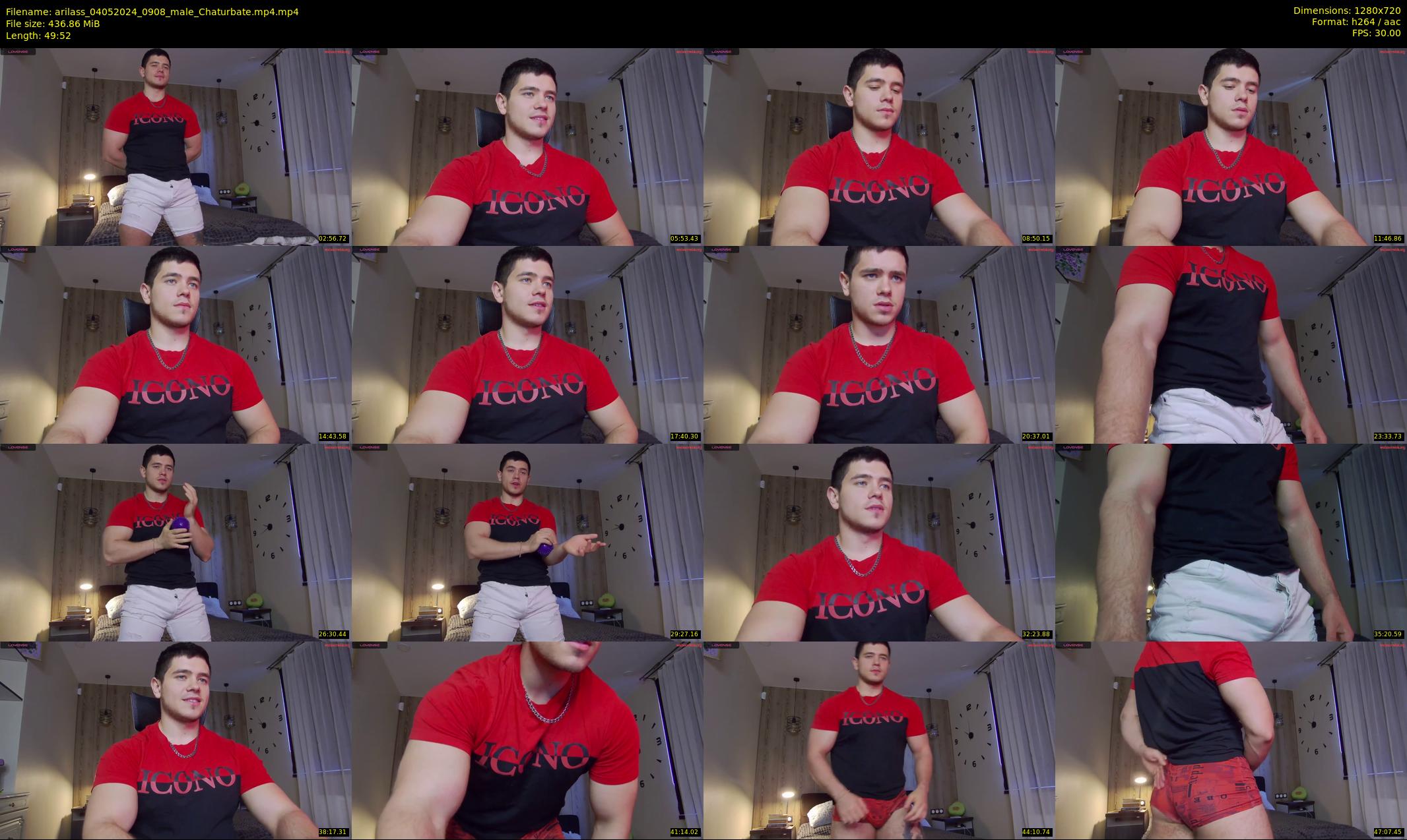 arilass — 50 minute Chaturbate male cam show recording, 720p, May 4, 2024