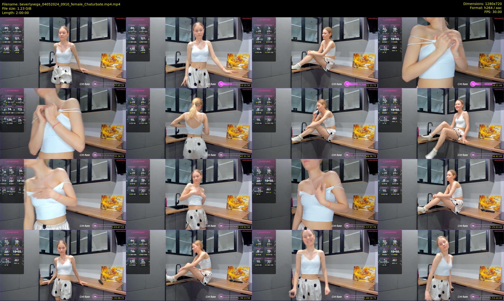 beverlyvega — 120 minute Chaturbate couple cam show recording, 720p, May 4, 2024