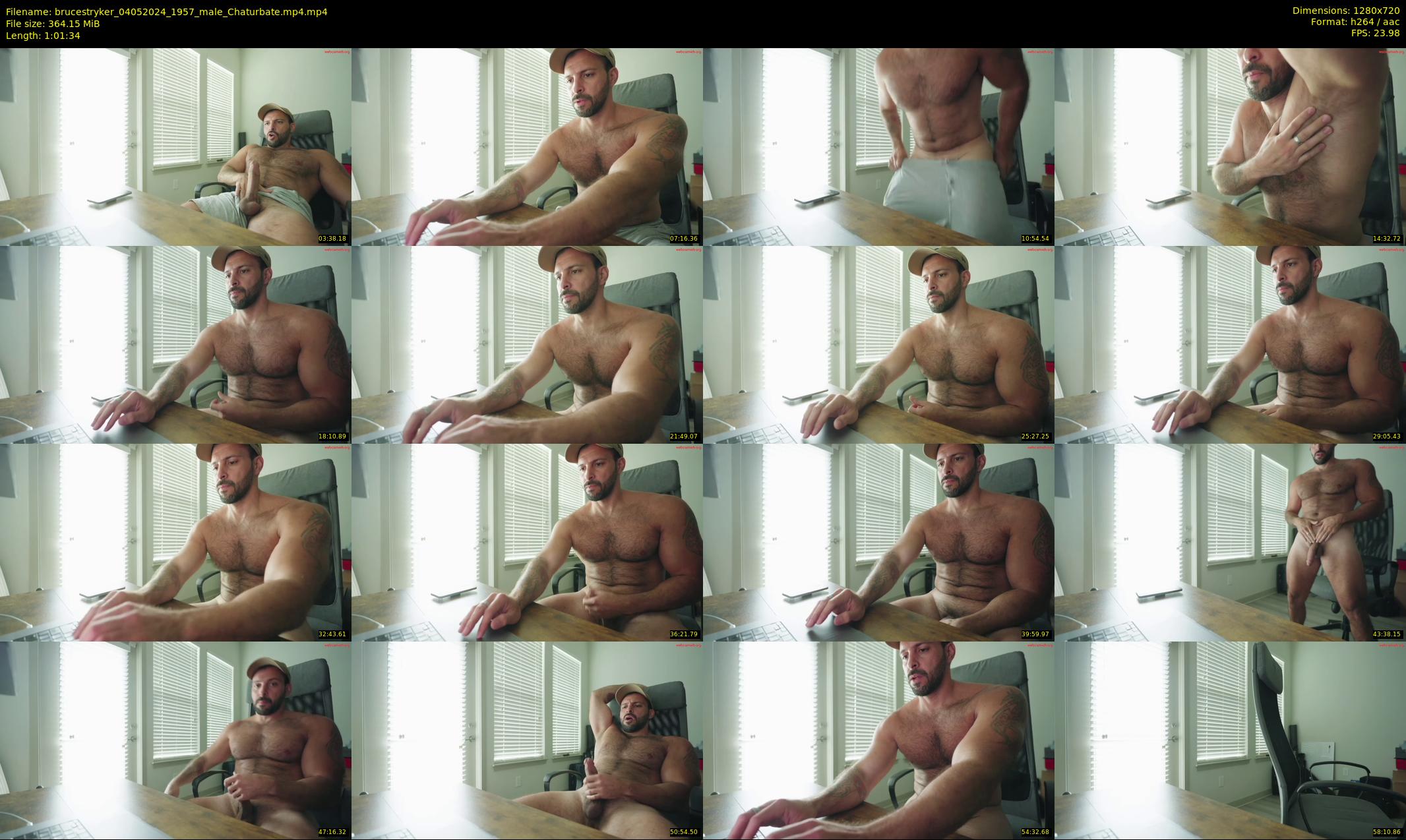 brucestryker — 62 minute Chaturbate male cam show recording, 720p, May 4, 2024