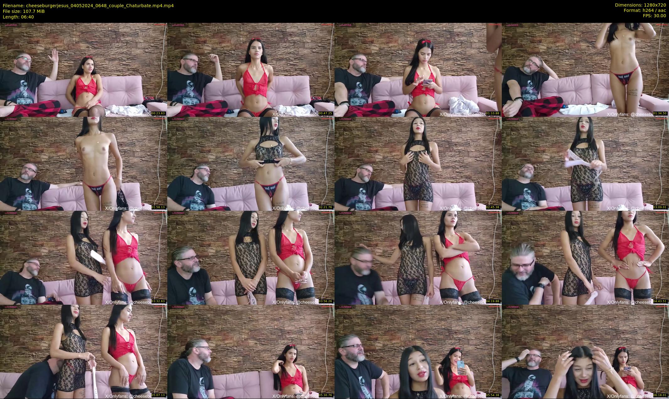 cheeseburgerjesus — 7 minute Chaturbate couple cam show recording, 720p, May 4, 2024
