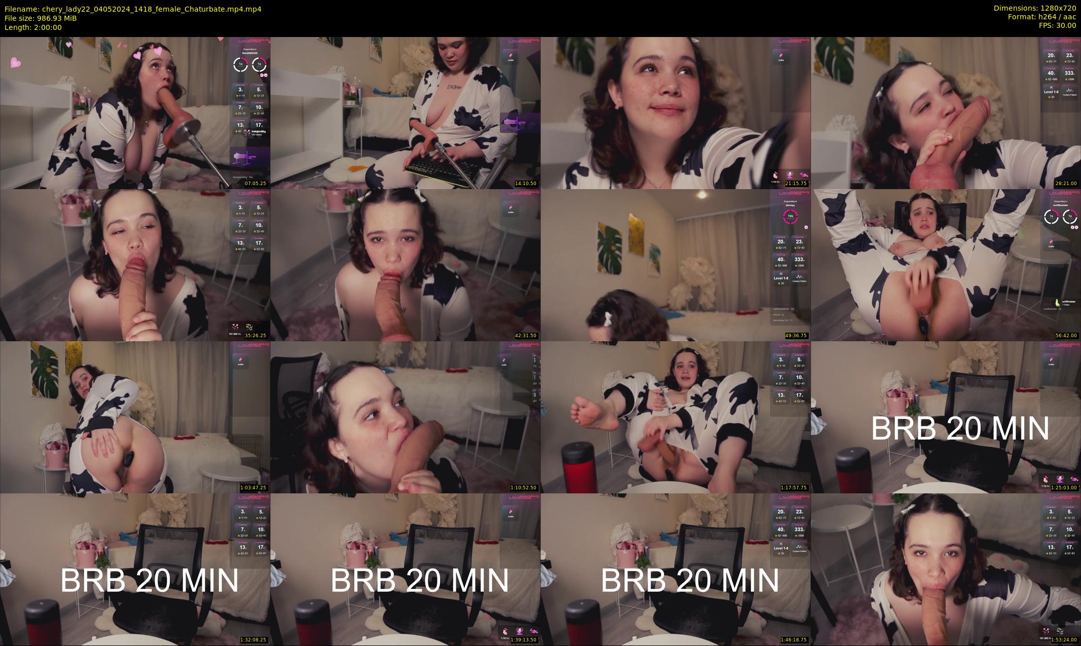 chery_lady22 — 120 minute Chaturbate female cam show recording, 720p, May 4, 2024