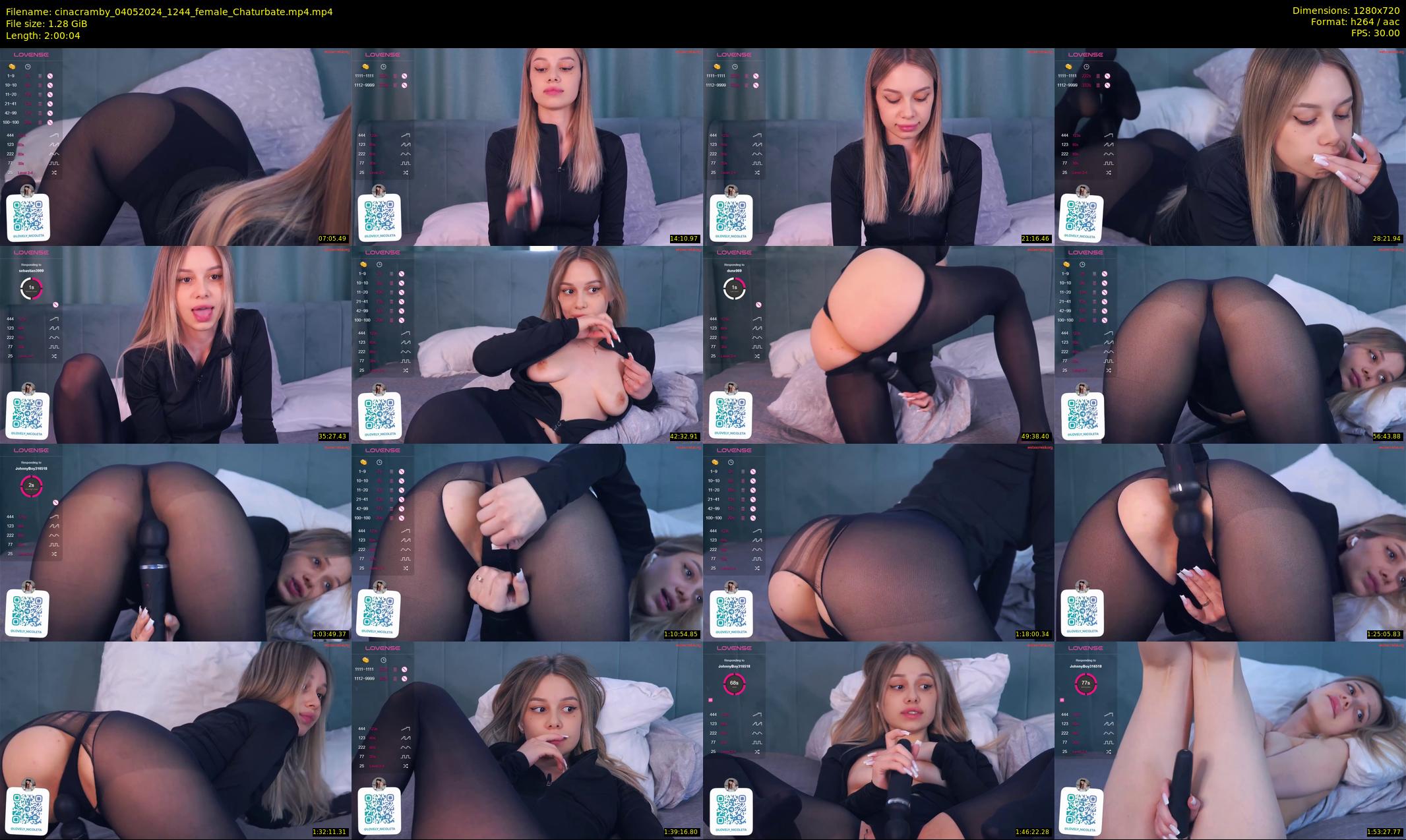 cinacramby — 121 minute Chaturbate female cam show recording, 720p, May 4, 2024