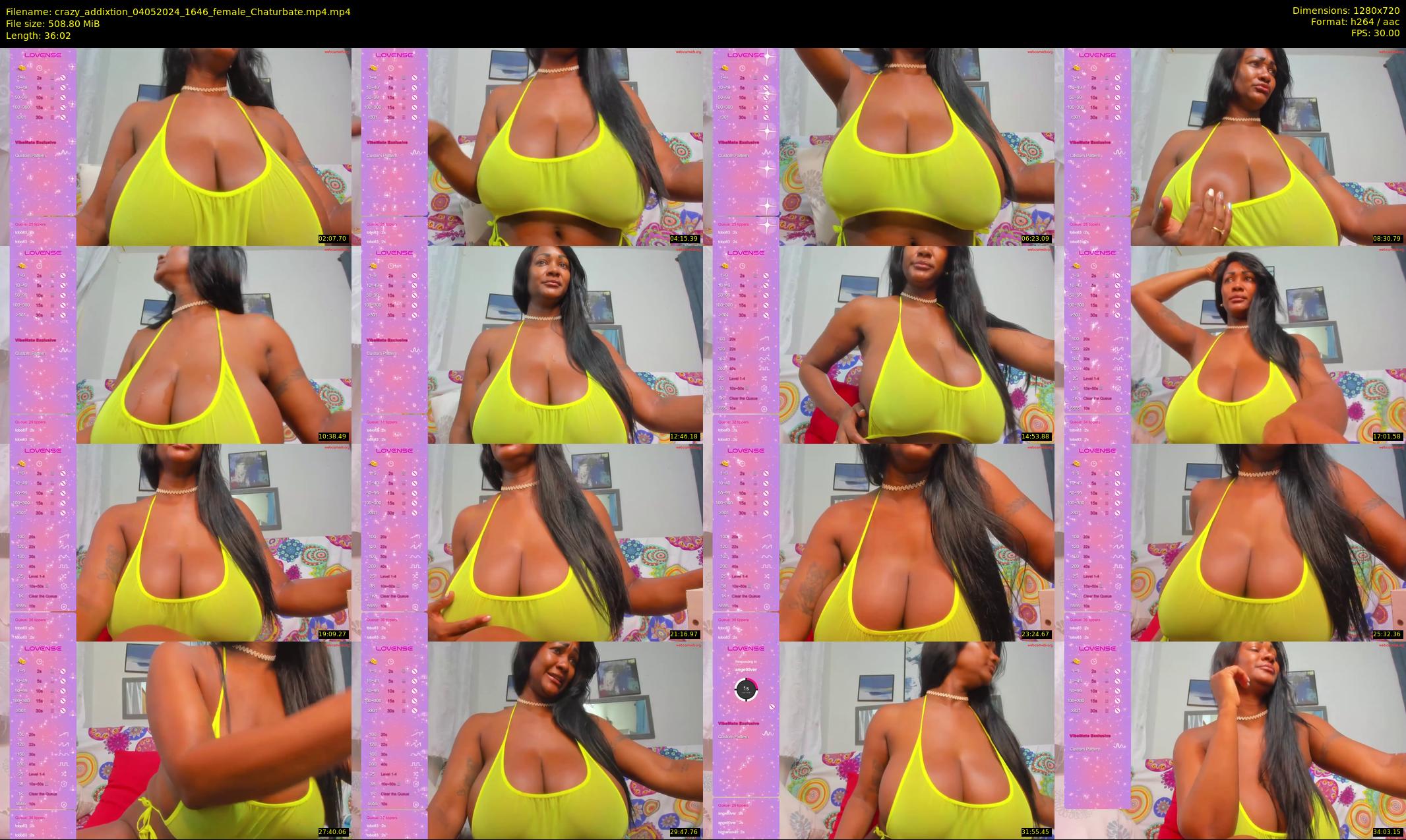 crazy_addixtion — 37 minute Chaturbate female cam show recording, 720p, May 4, 2024
