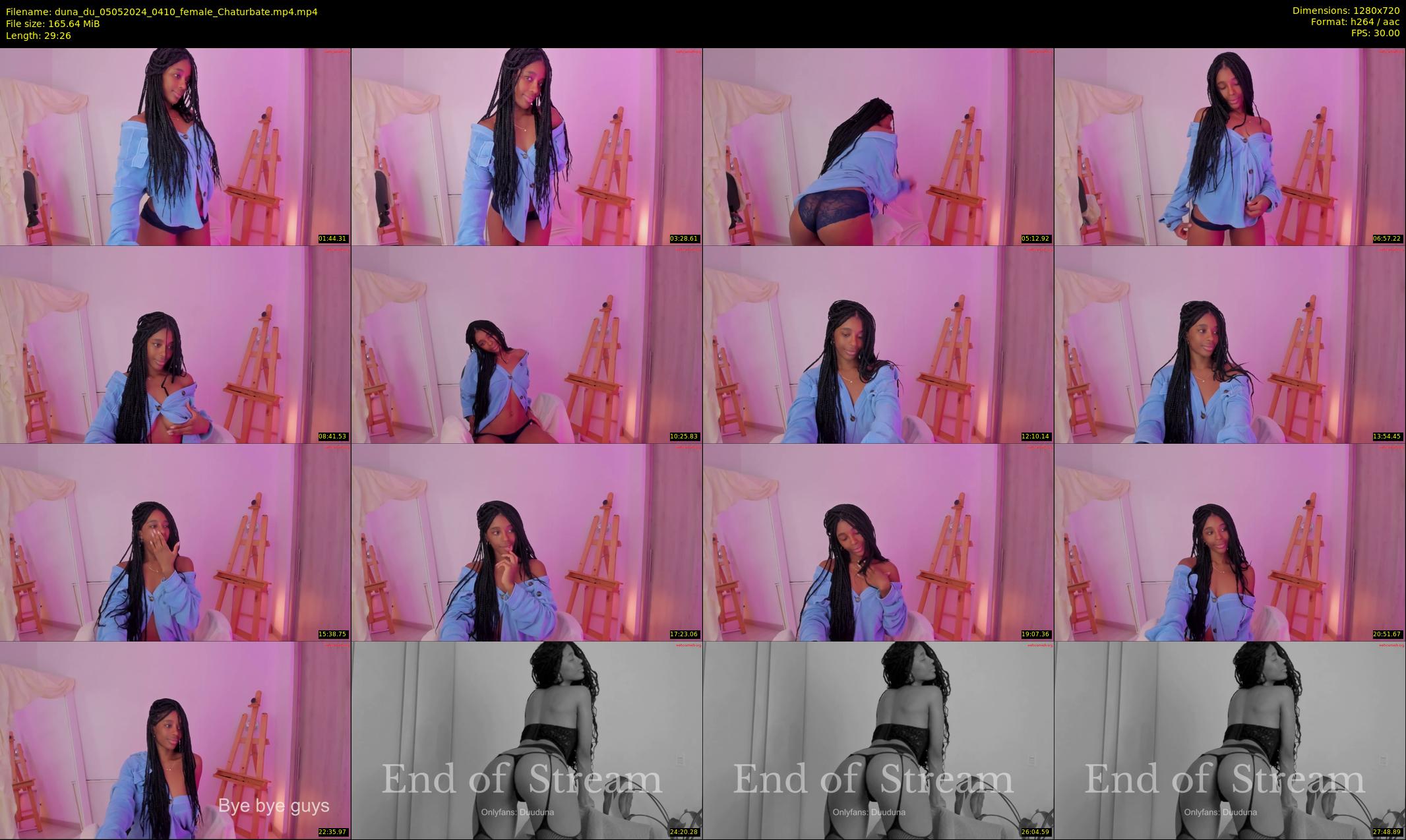 duna_du — 30 minute Chaturbate female cam show recording, 720p, May 5, 2024