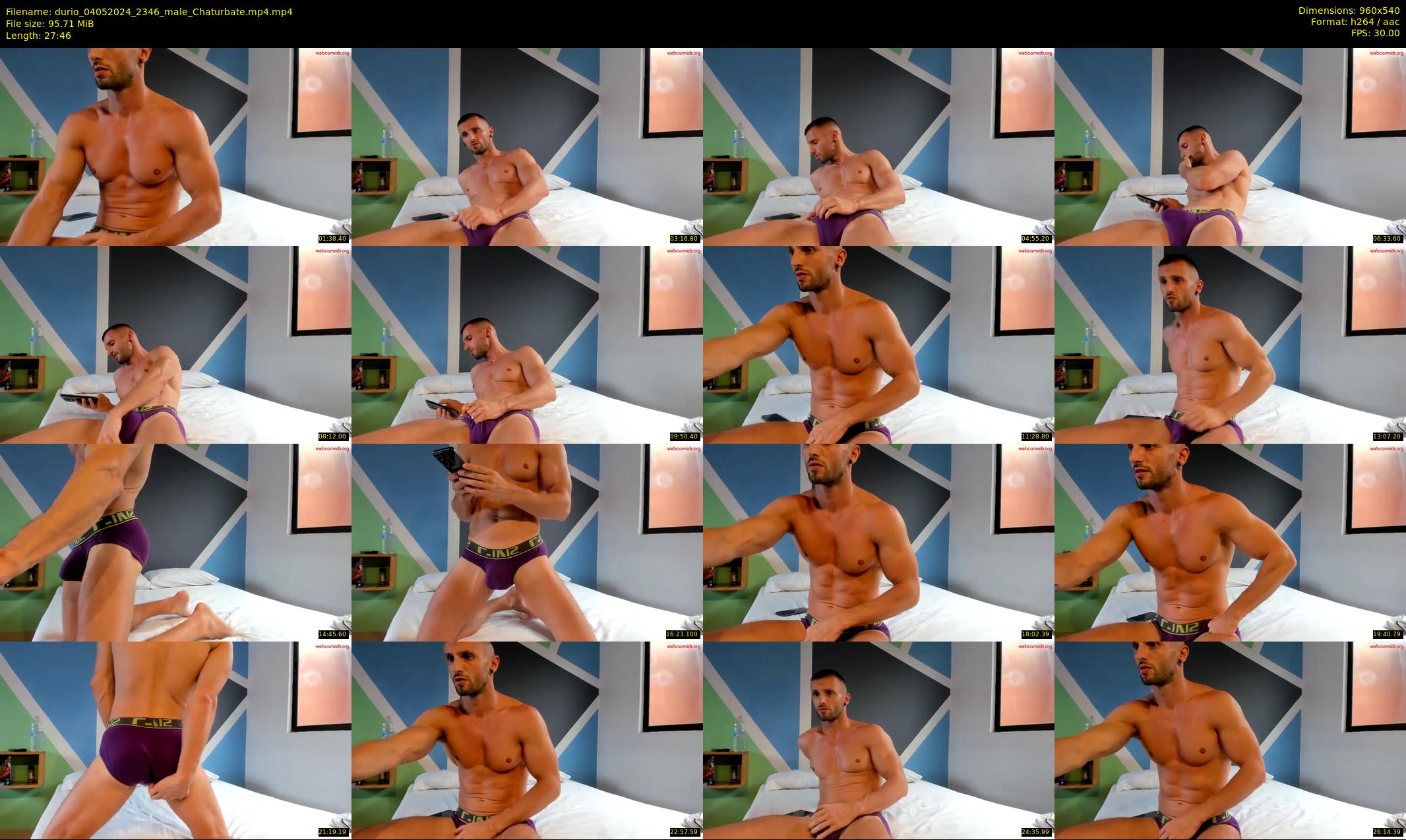 durio — 28 minute Chaturbate male cam show recording, 480p, May 4, 2024