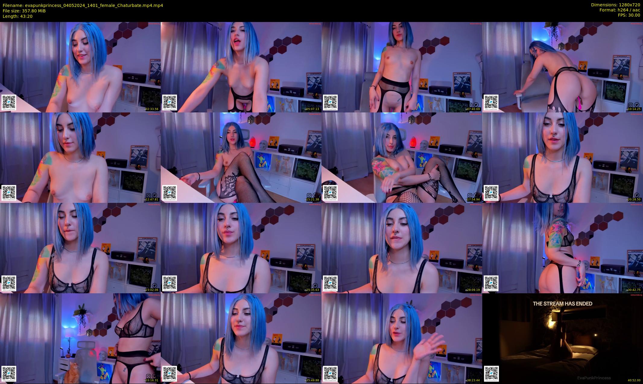 evapunkprincess — 44 minute Chaturbate female cam show recording, 720p, May 4, 2024