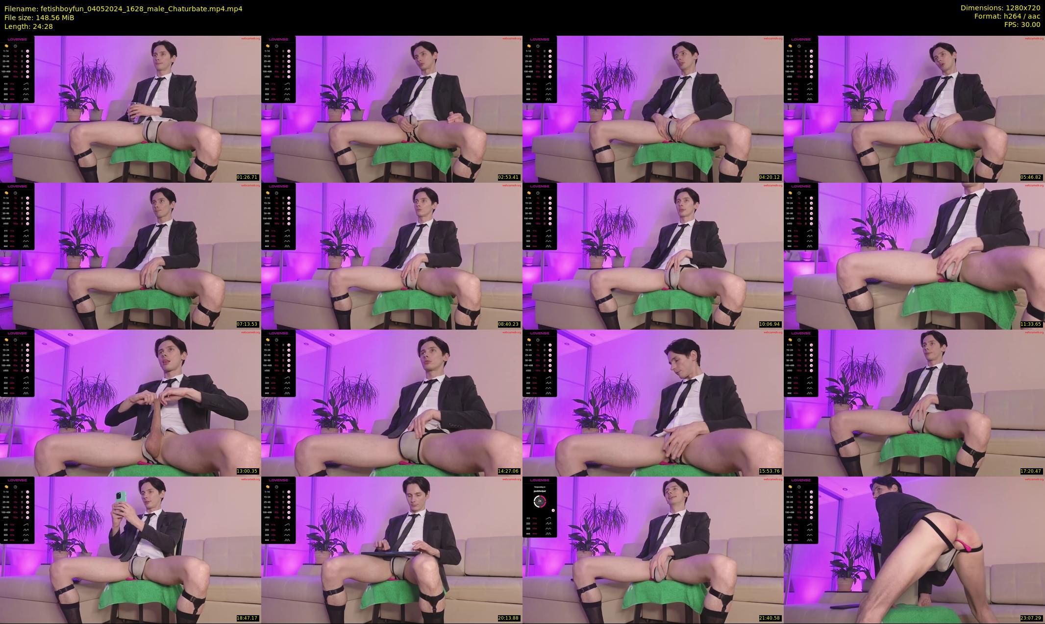 fetishboyfun — 25 minute Chaturbate male cam show recording, 720p, May 4, 2024