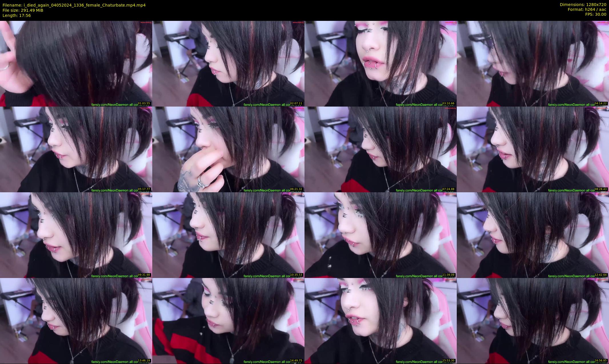 i_died_again — 18 minute Chaturbate female cam show recording, 720p, May 4, 2024