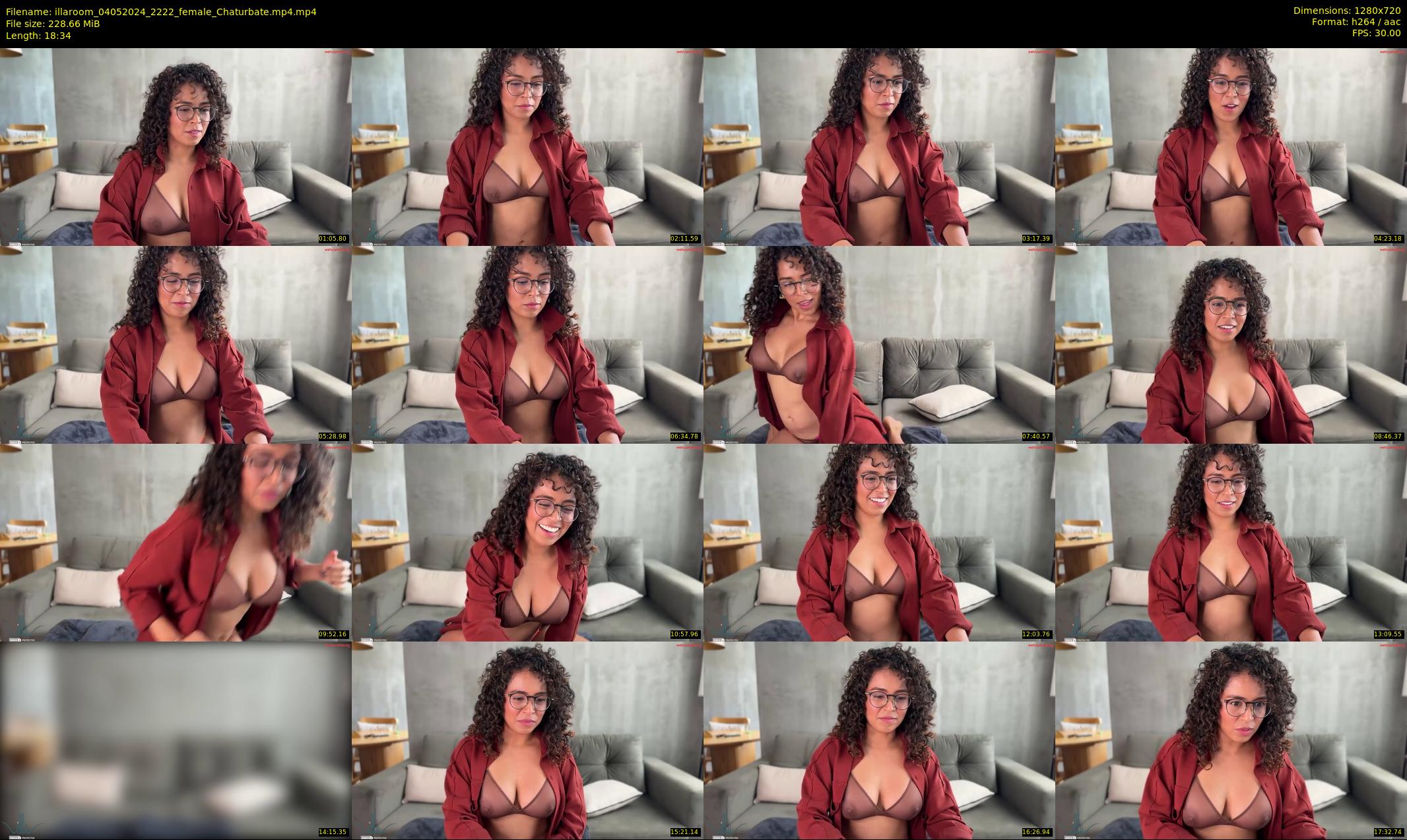 illaroom — 19 minute Chaturbate female cam show recording, 720p, May 4, 2024