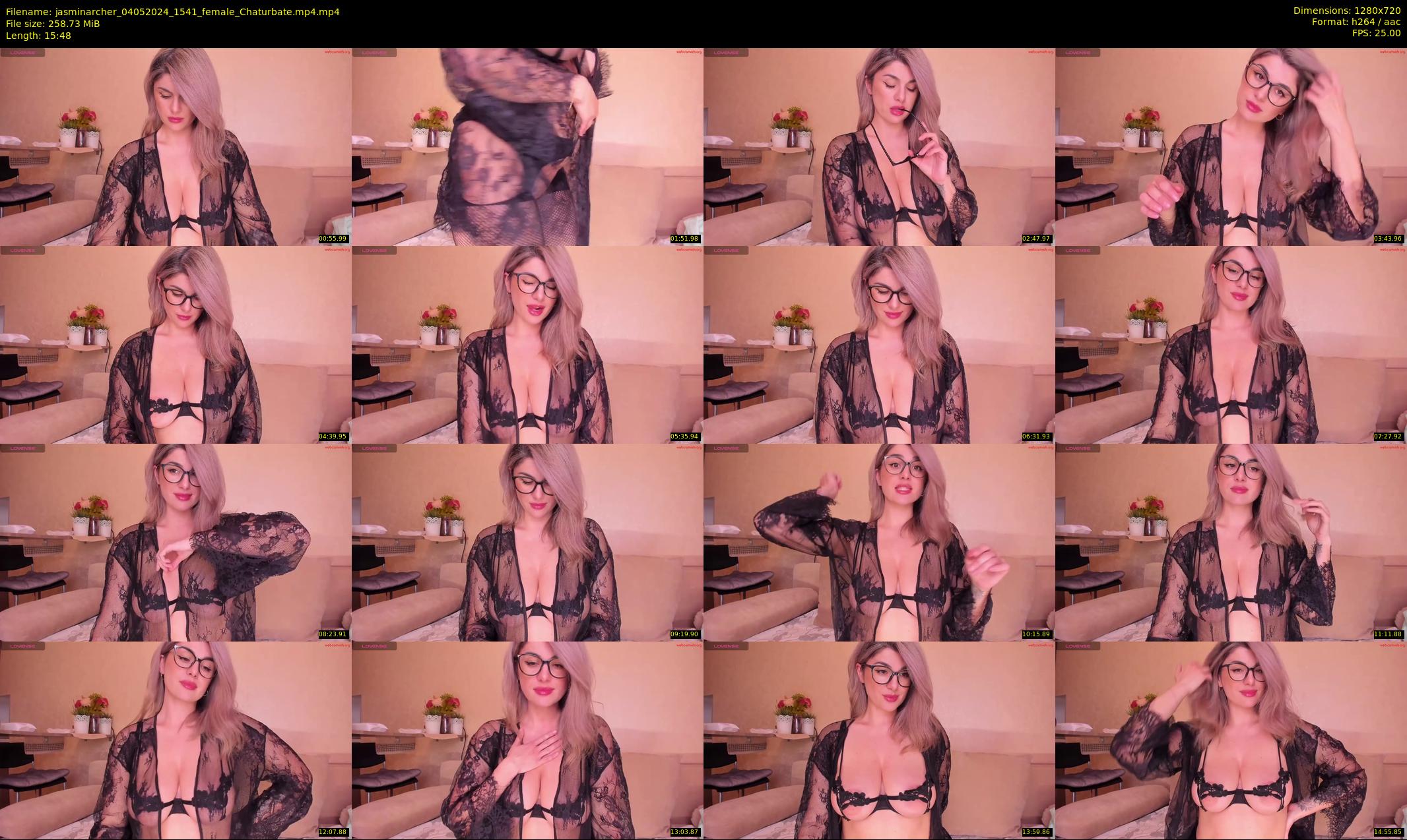 jasminarcher — 16 minute Chaturbate female cam show recording, 720p, May 4, 2024