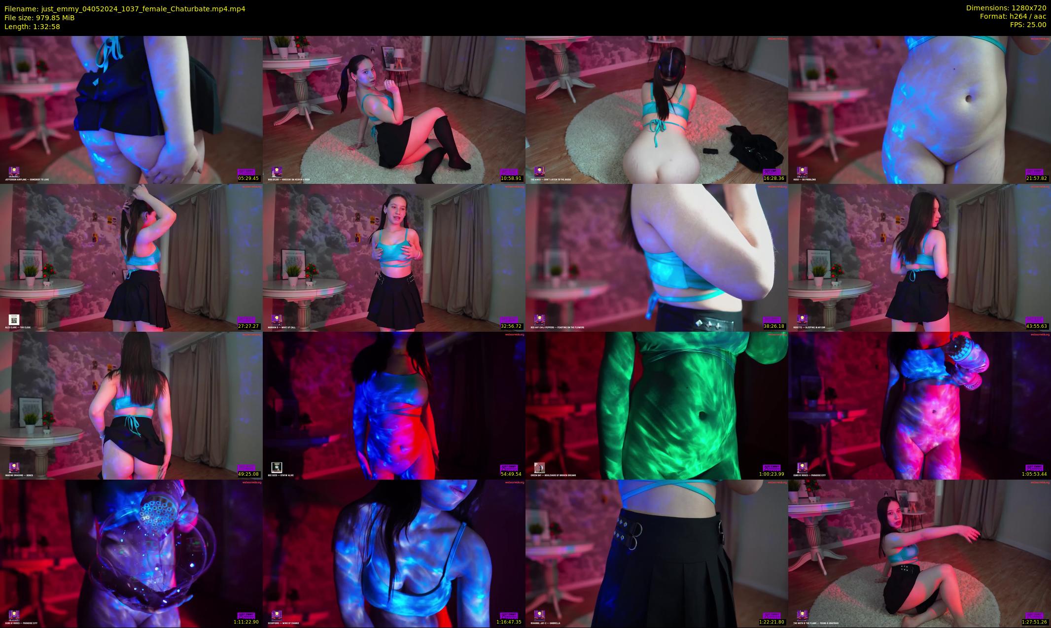 just_emmy — 93 minute Chaturbate female cam show recording, 720p, May 4, 2024