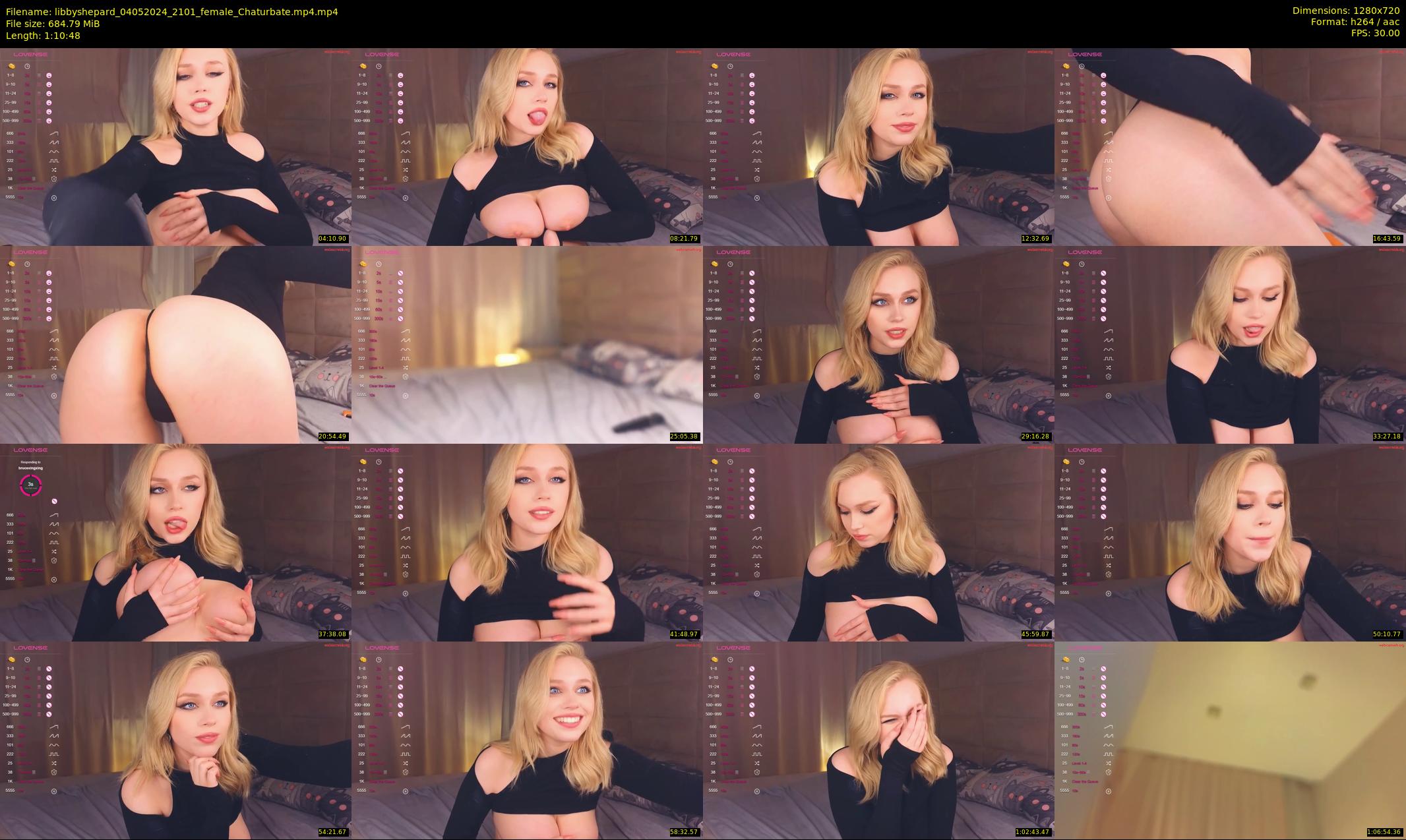 libbyshepard — 71 minute Chaturbate female cam show recording, 720p, May 4, 2024