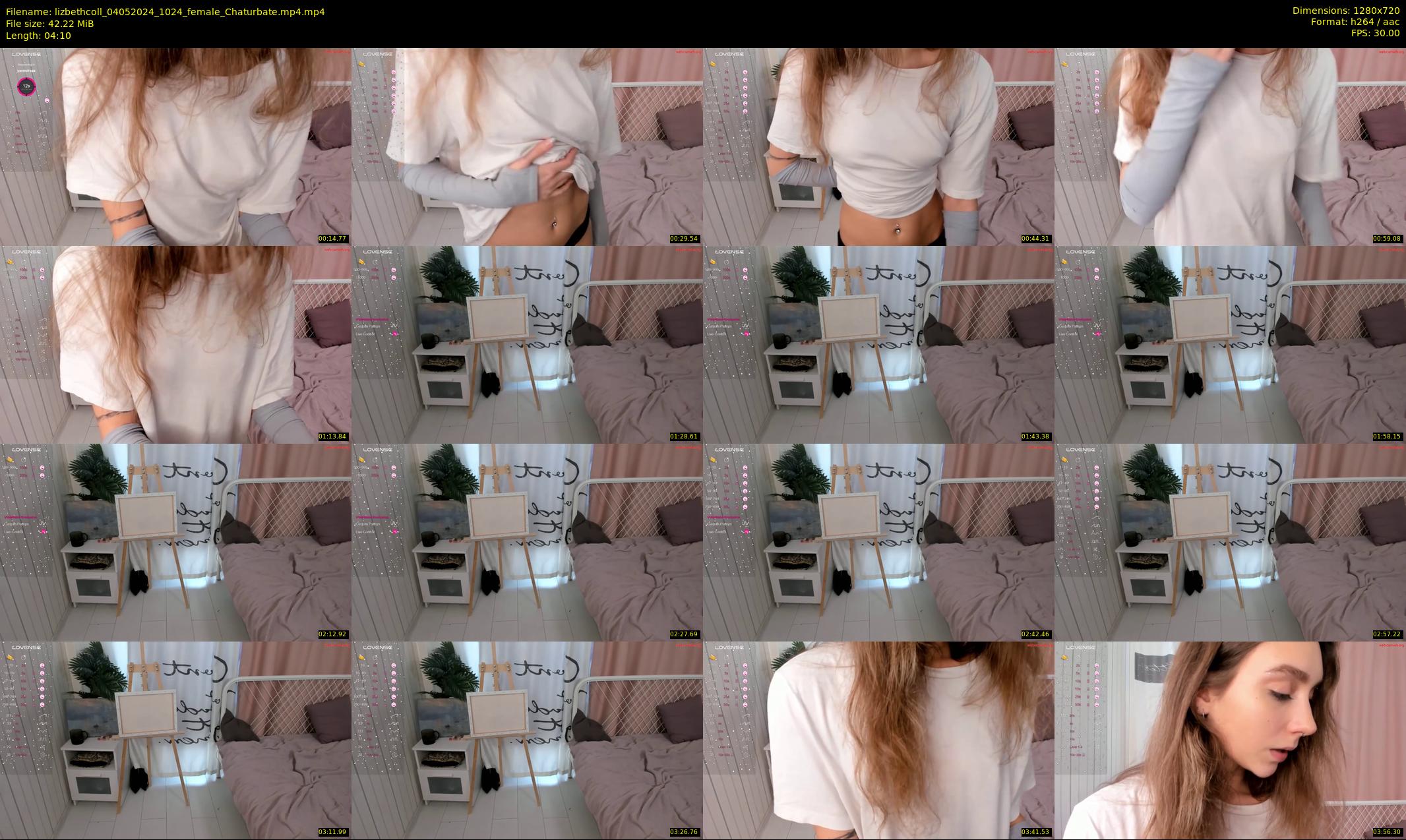 lizbethcoll — 5 minute Chaturbate female cam show recording, 720p, May 4, 2024