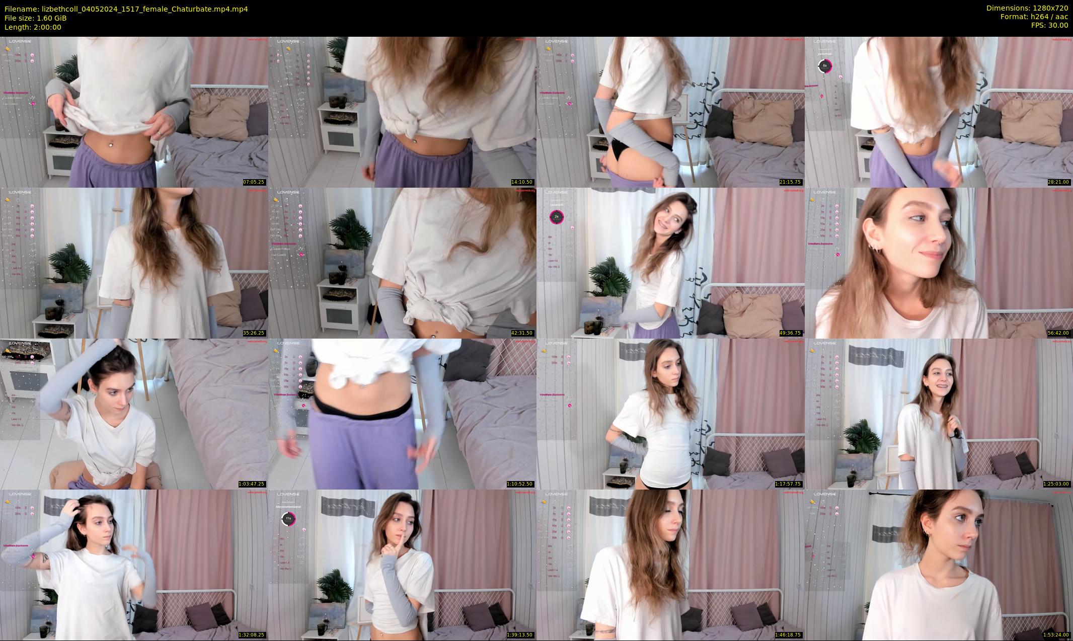 lizbethcoll — 120 minute Chaturbate female cam show recording, 720p, May 4, 2024