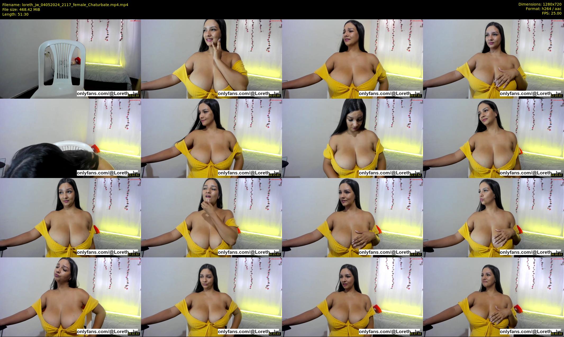 loreth_jw — 52 minute Chaturbate female cam show recording, 720p, May 4, 2024