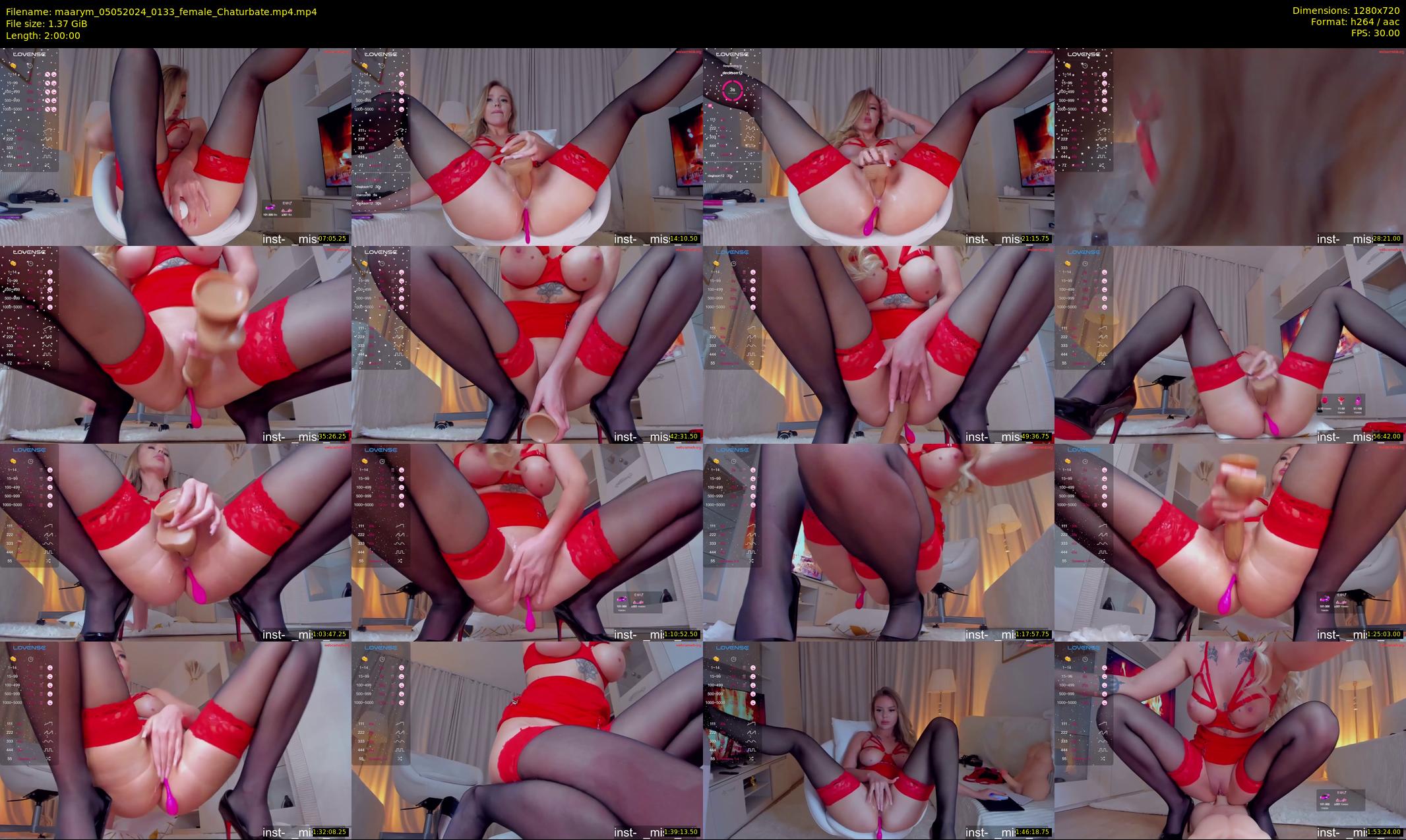 maarym — 120 minute Chaturbate couple cam show recording, 720p, May 5, 2024