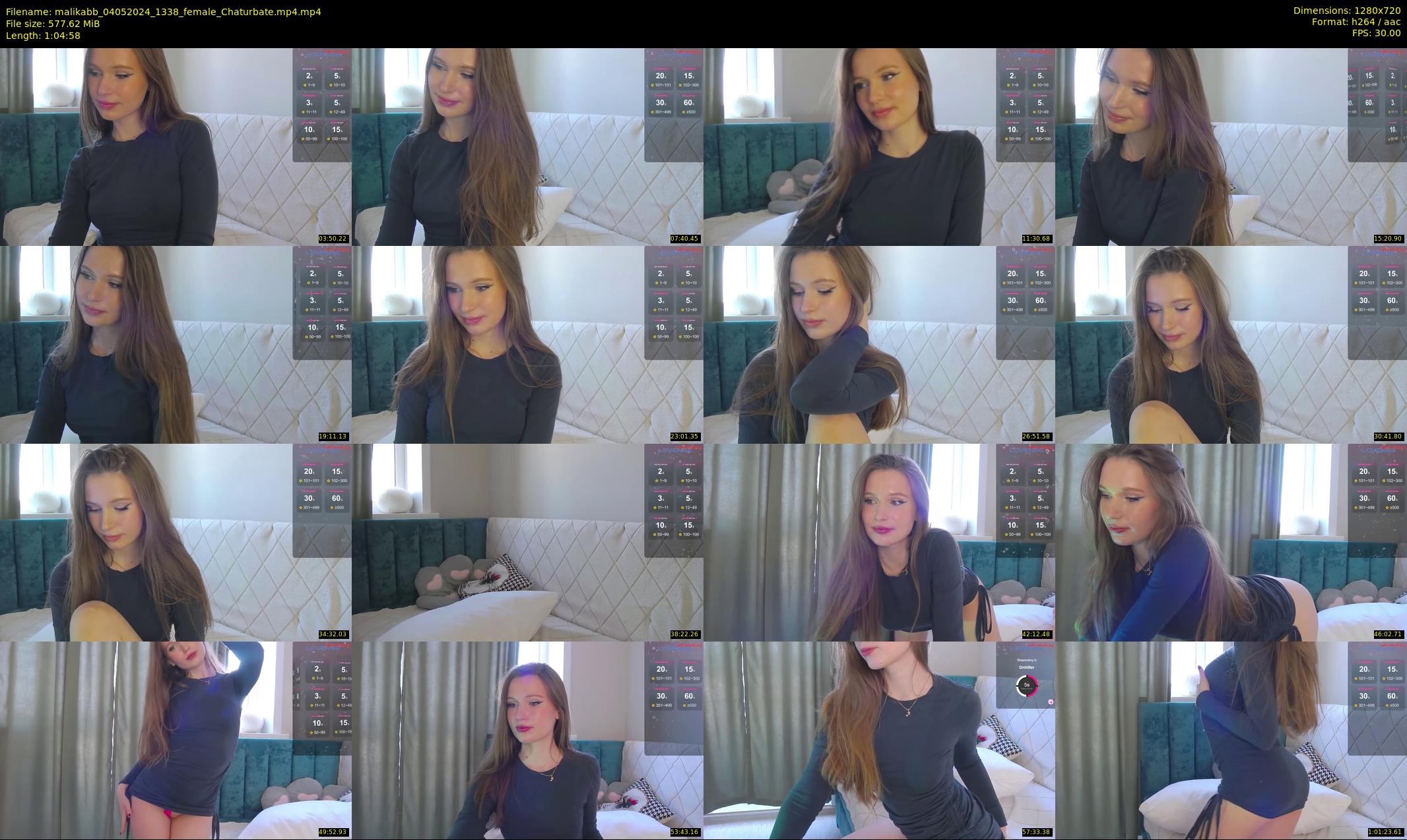 malikabb — 65 minute Chaturbate female cam show recording, 720p, May 4, 2024