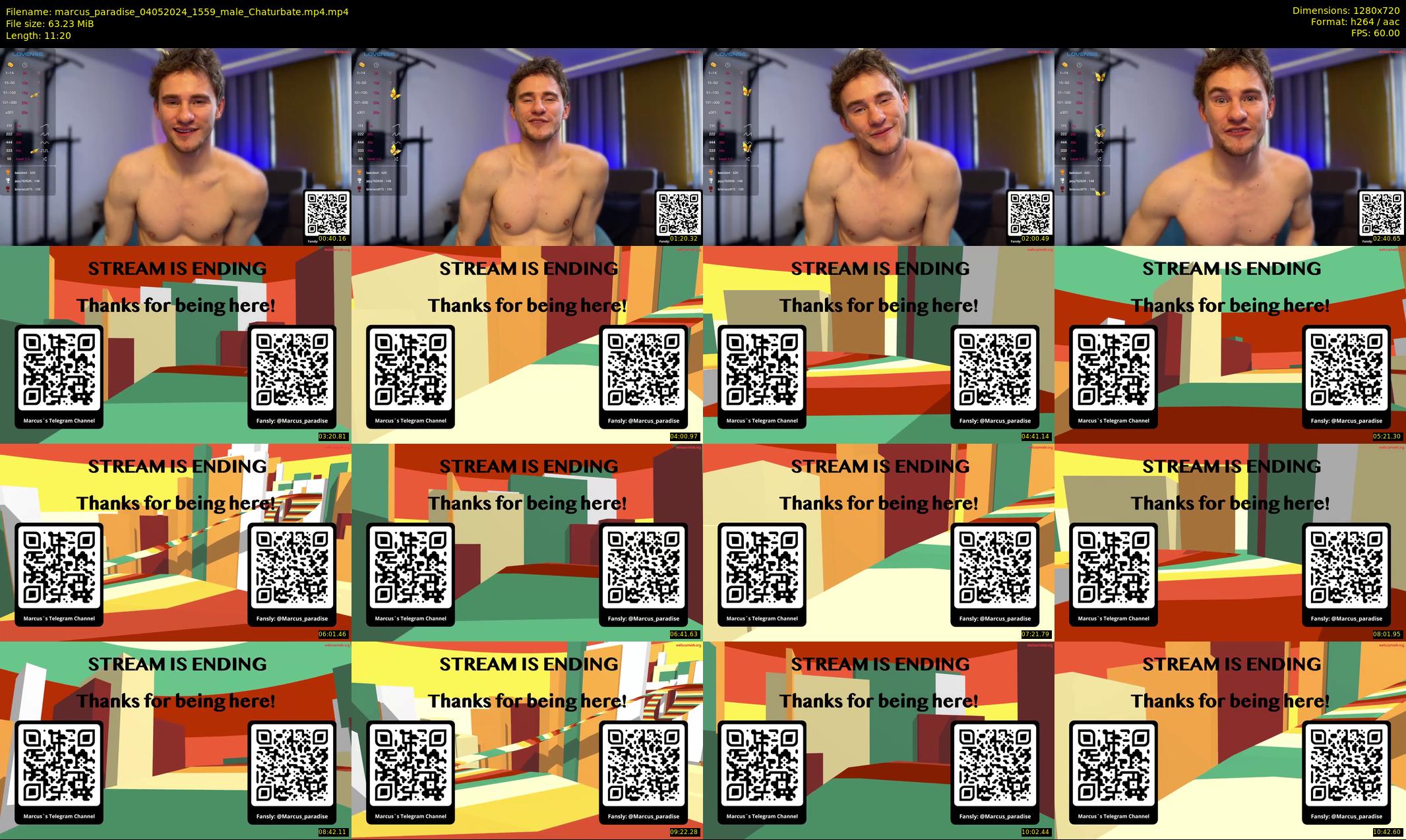 marcus_paradise — 12 minute Chaturbate male cam show recording, 720p, May 4, 2024